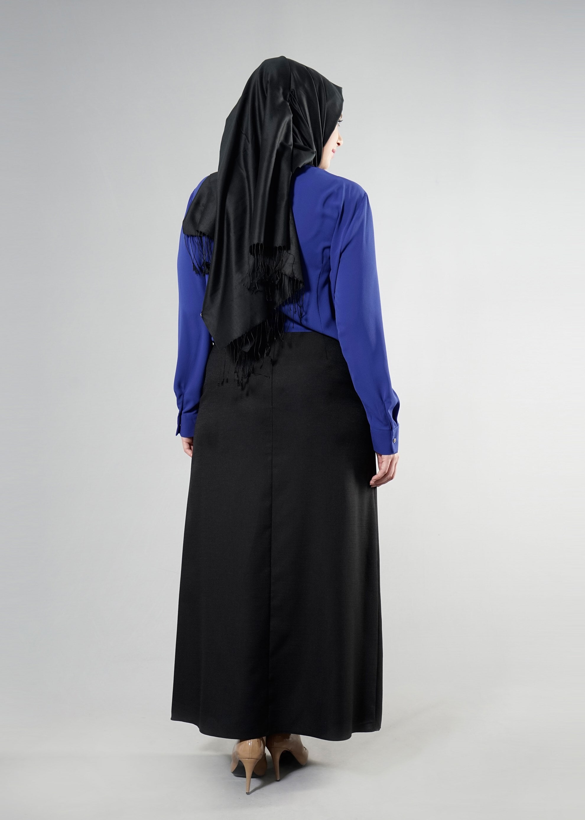 Tesettür giyim LACİVERT 2568 Lima Tesettür Bluz 44/50 TEK46