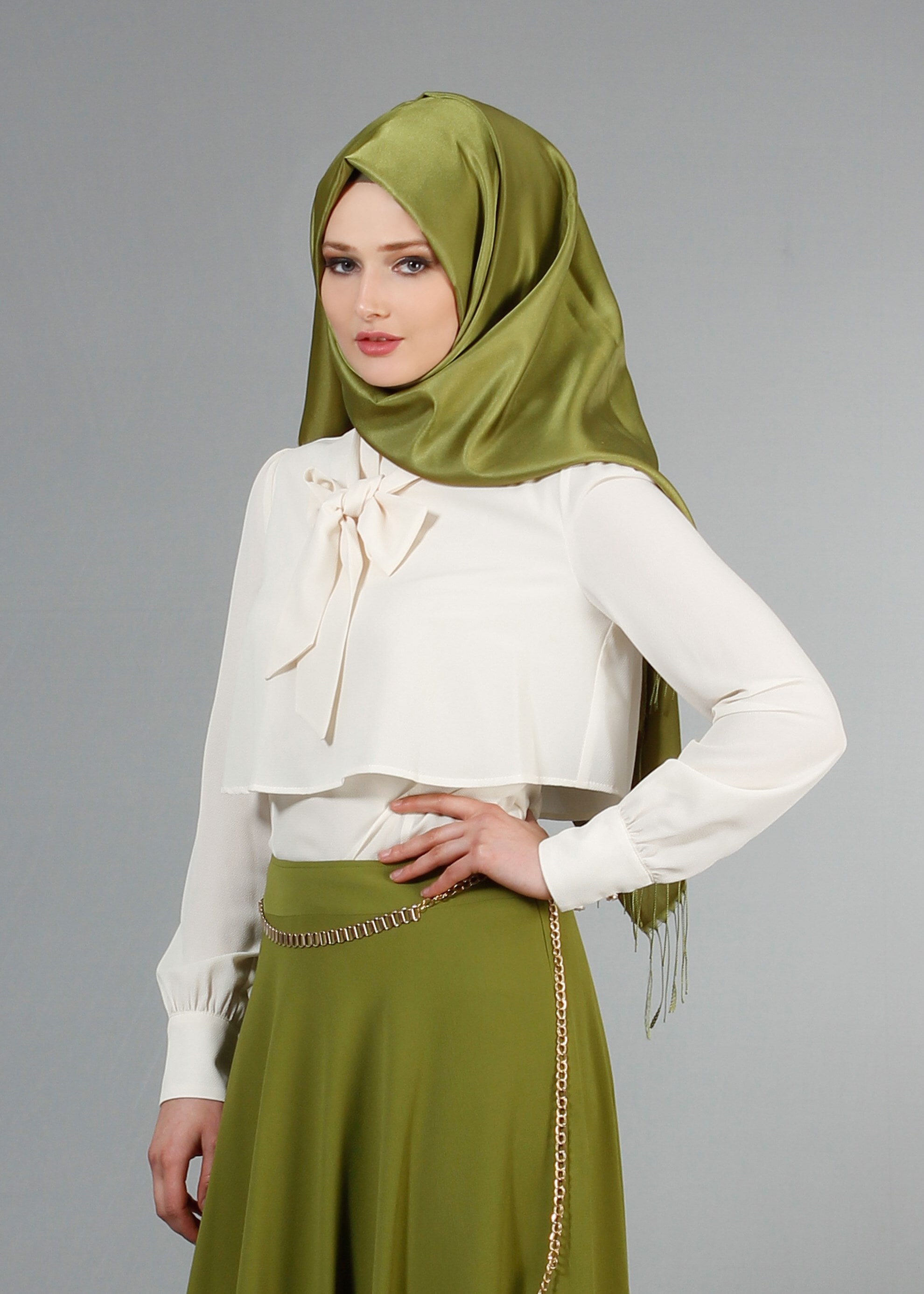 Tesettür giyim EKRU 4232 Nişantaşı Tesettür Bluz 36/44(38/40) TEK38