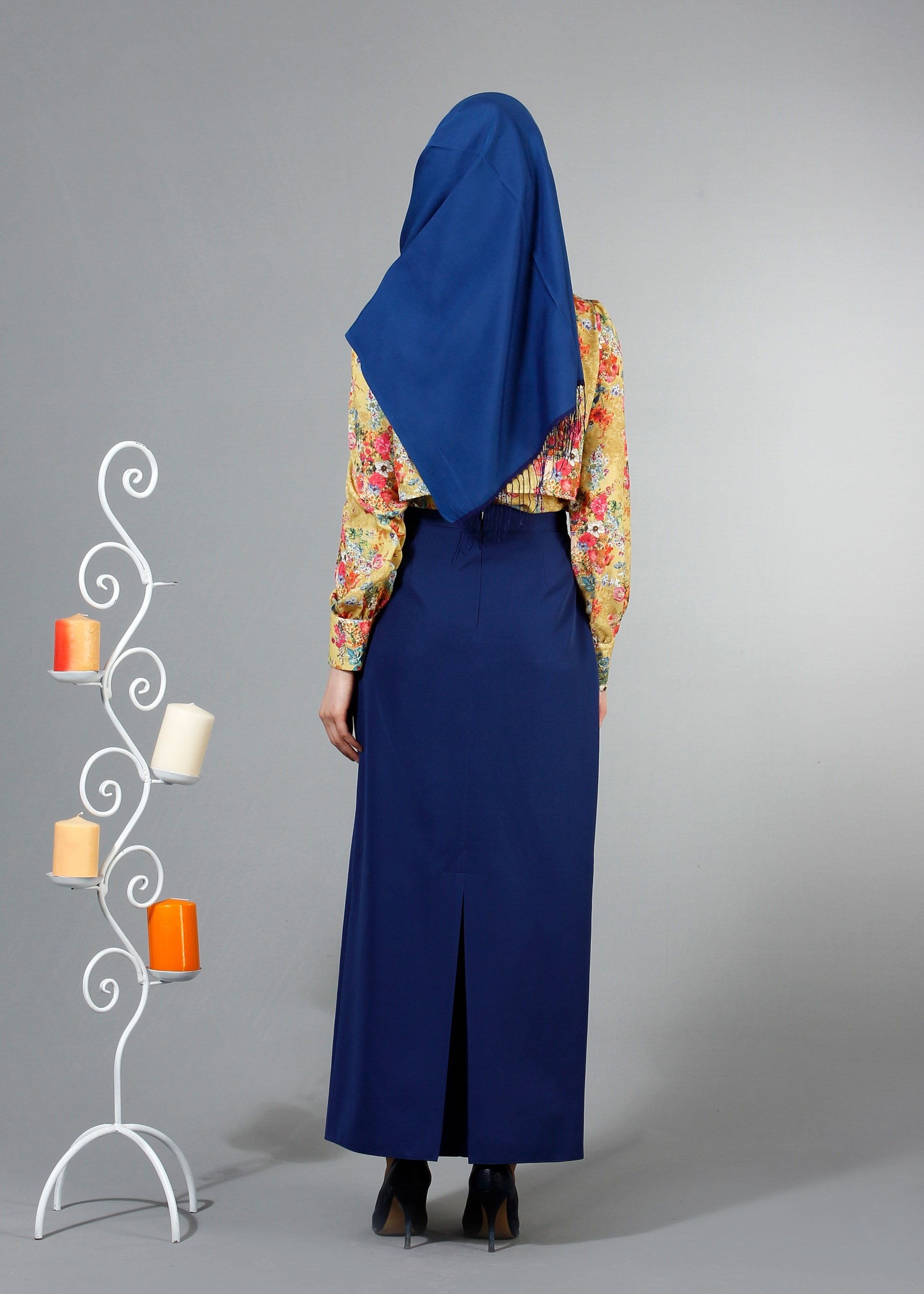 Tesettür giyim SARI 4233 Maglia Tesettür Bluz 36/44(38/40) TEK38