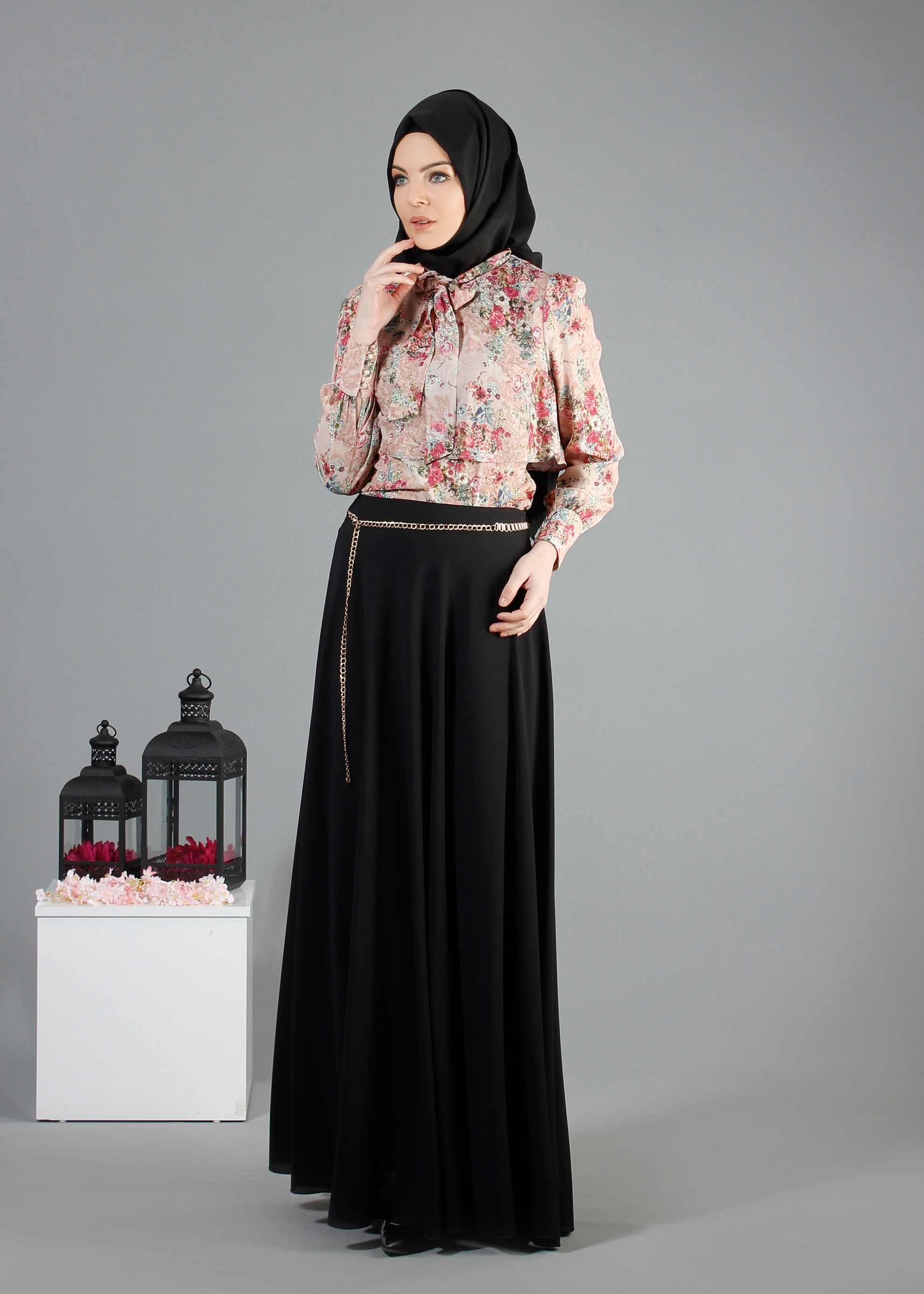 Tesettür giyim PUDRA 4233 Maglia Tesettür Bluz 36/44(38/40) TEK38