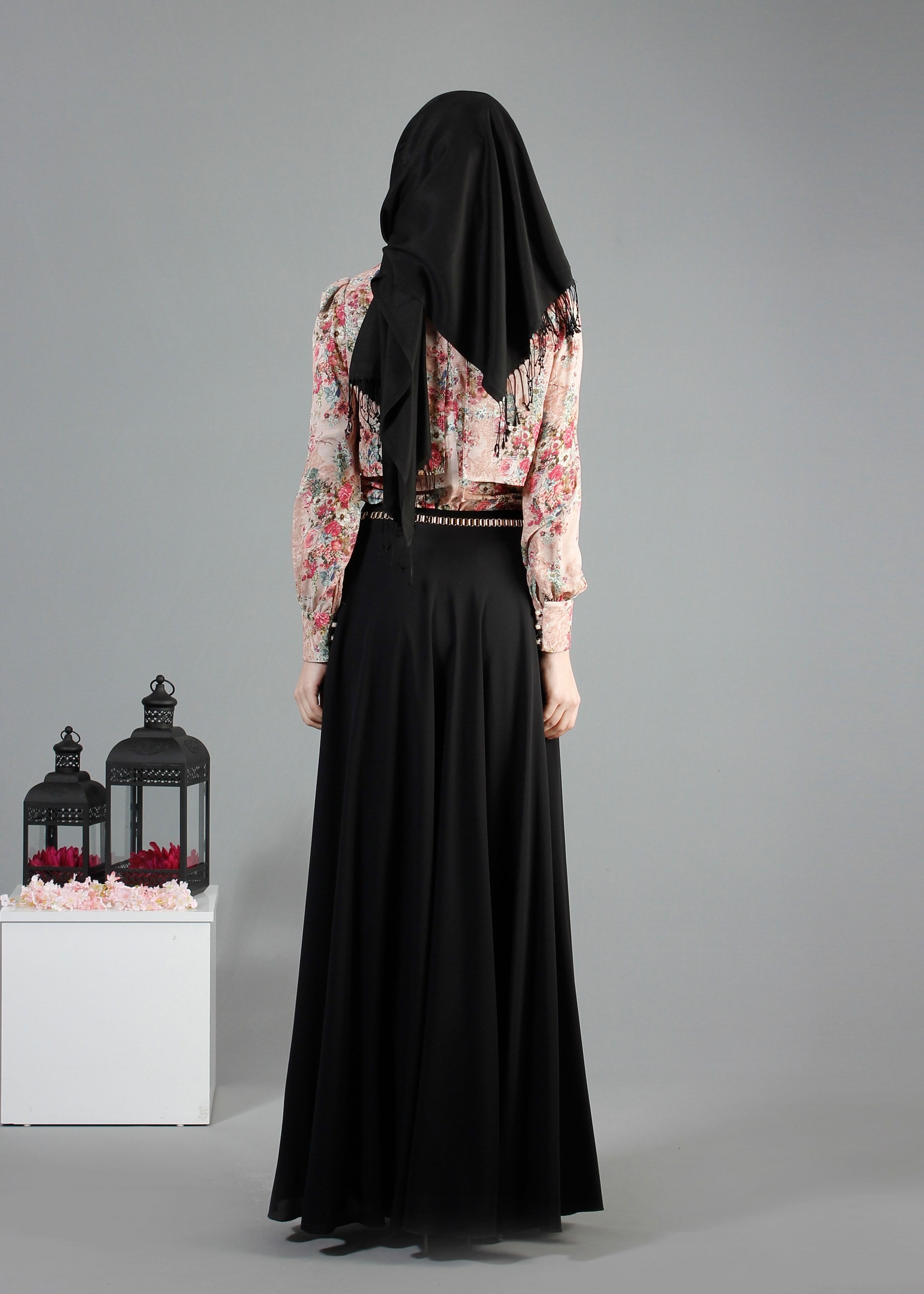 Tesettür giyim PUDRA 4233 Maglia Tesettür Bluz 36/44(38/40) TEK38