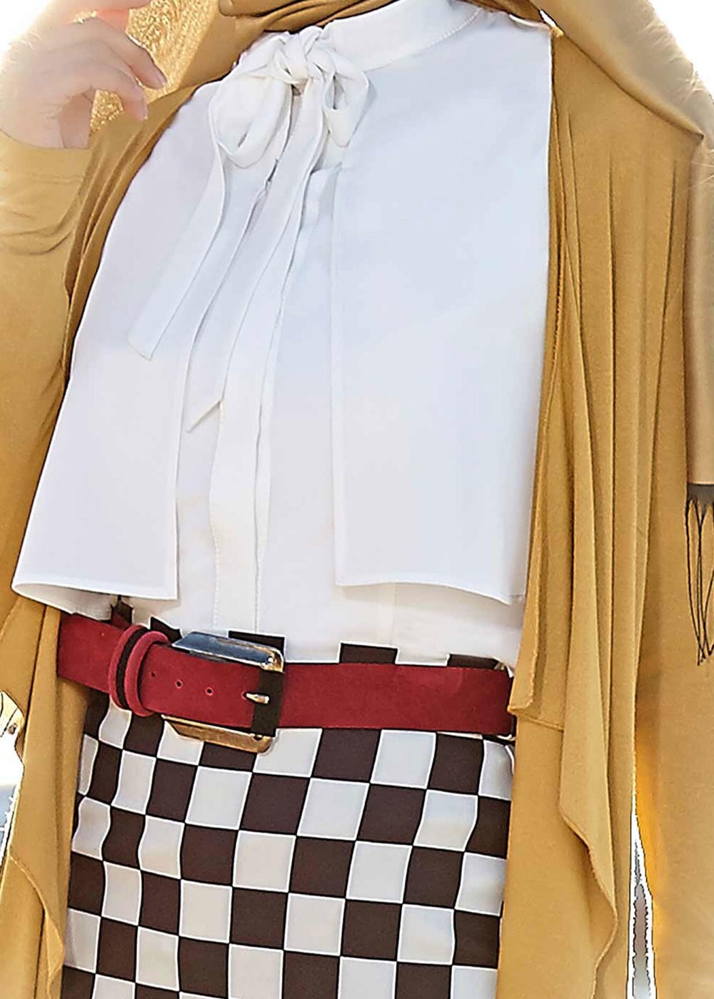 Tesettür giyim BEYAZ BAĞLAMA DETAYLI BLUZ 4237