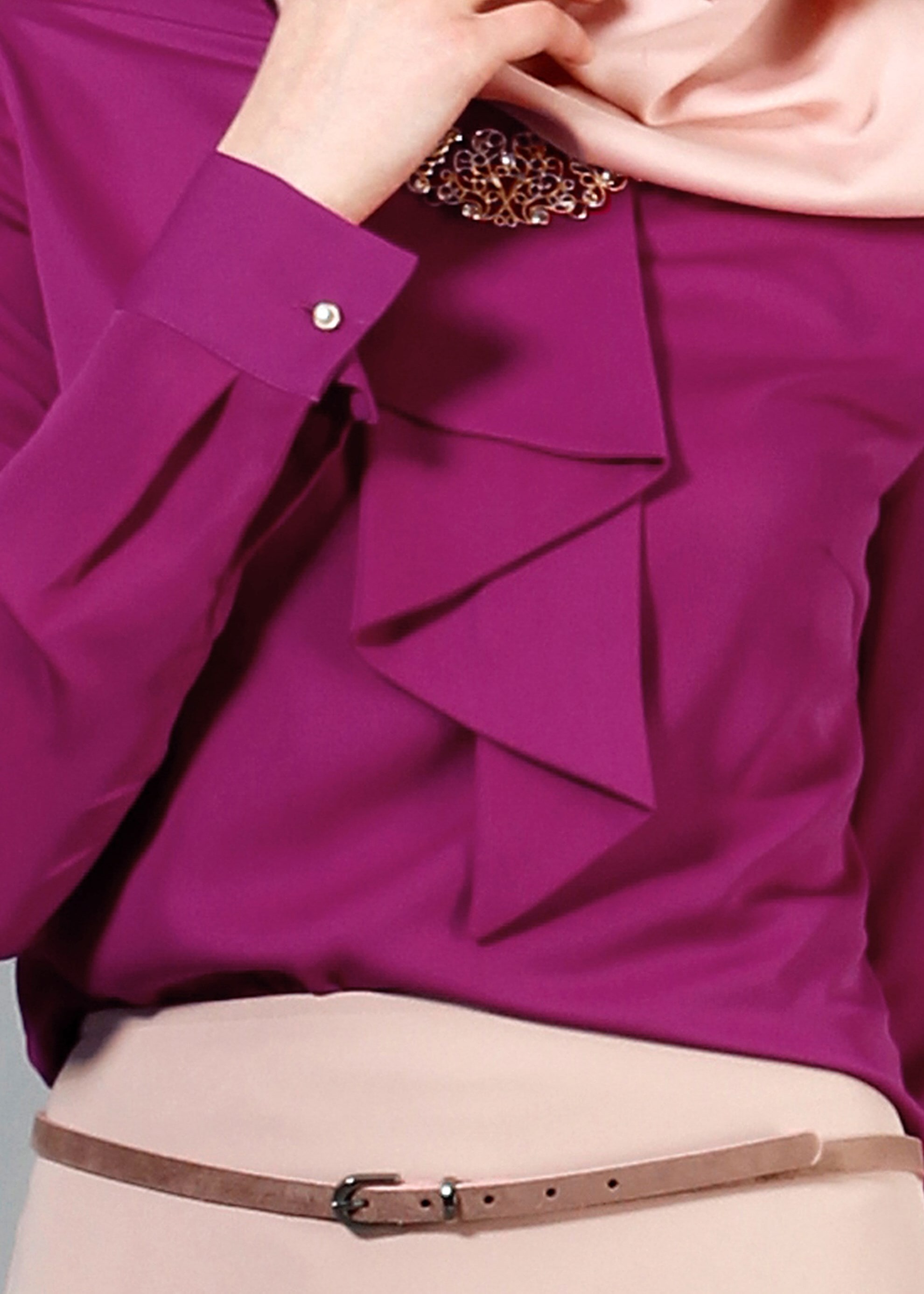 Tesettür giyim MOR 4239 Nepal Tesettür Bluz 38/46 TEK40