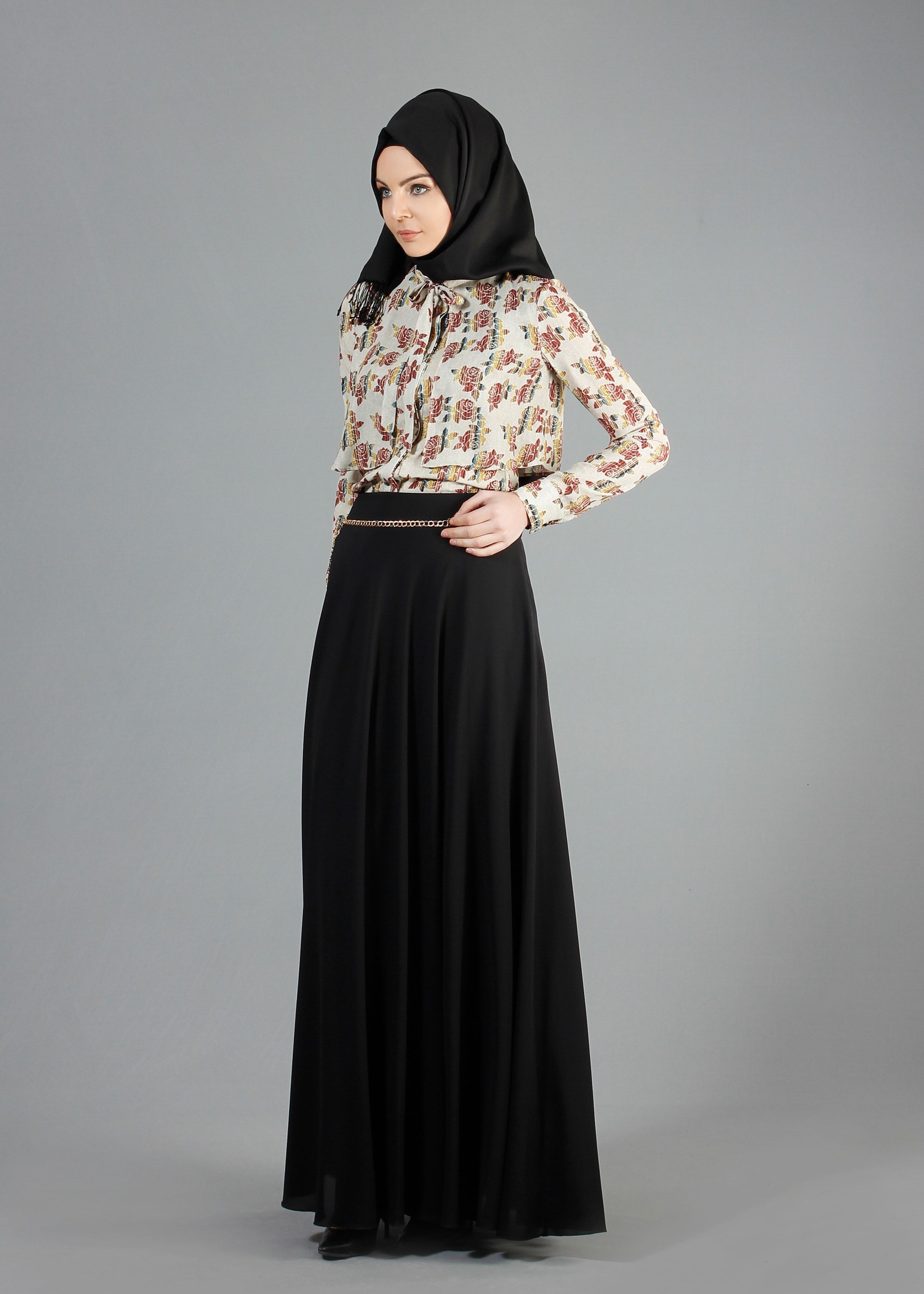 Tesettür giyim BEJ 4309 Maglia Tesettür Bluz 36/42(38-40) TEK36