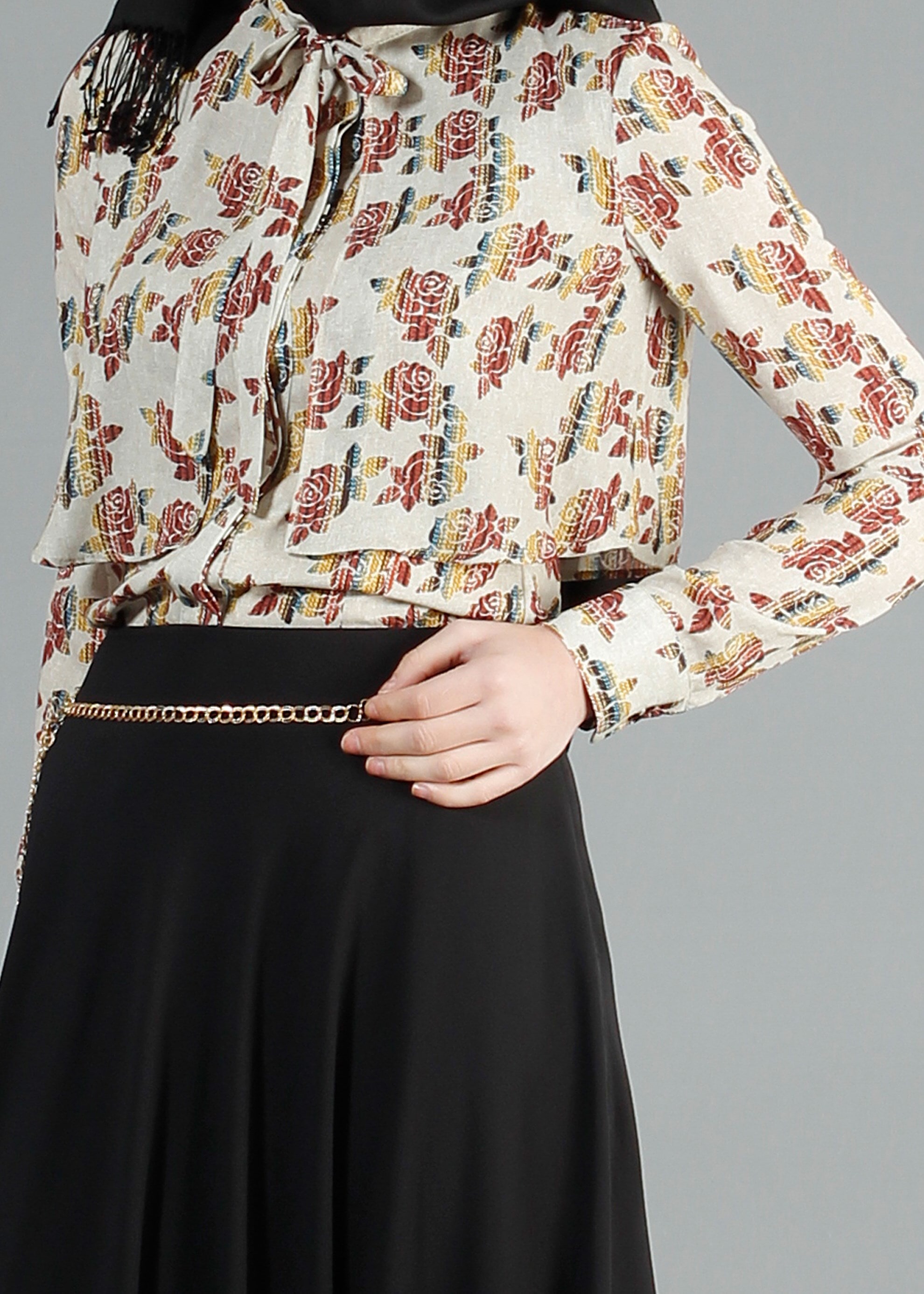 Tesettür giyim BEJ 4309 Maglia Tesettür Bluz 36/42(38-40) TEK36