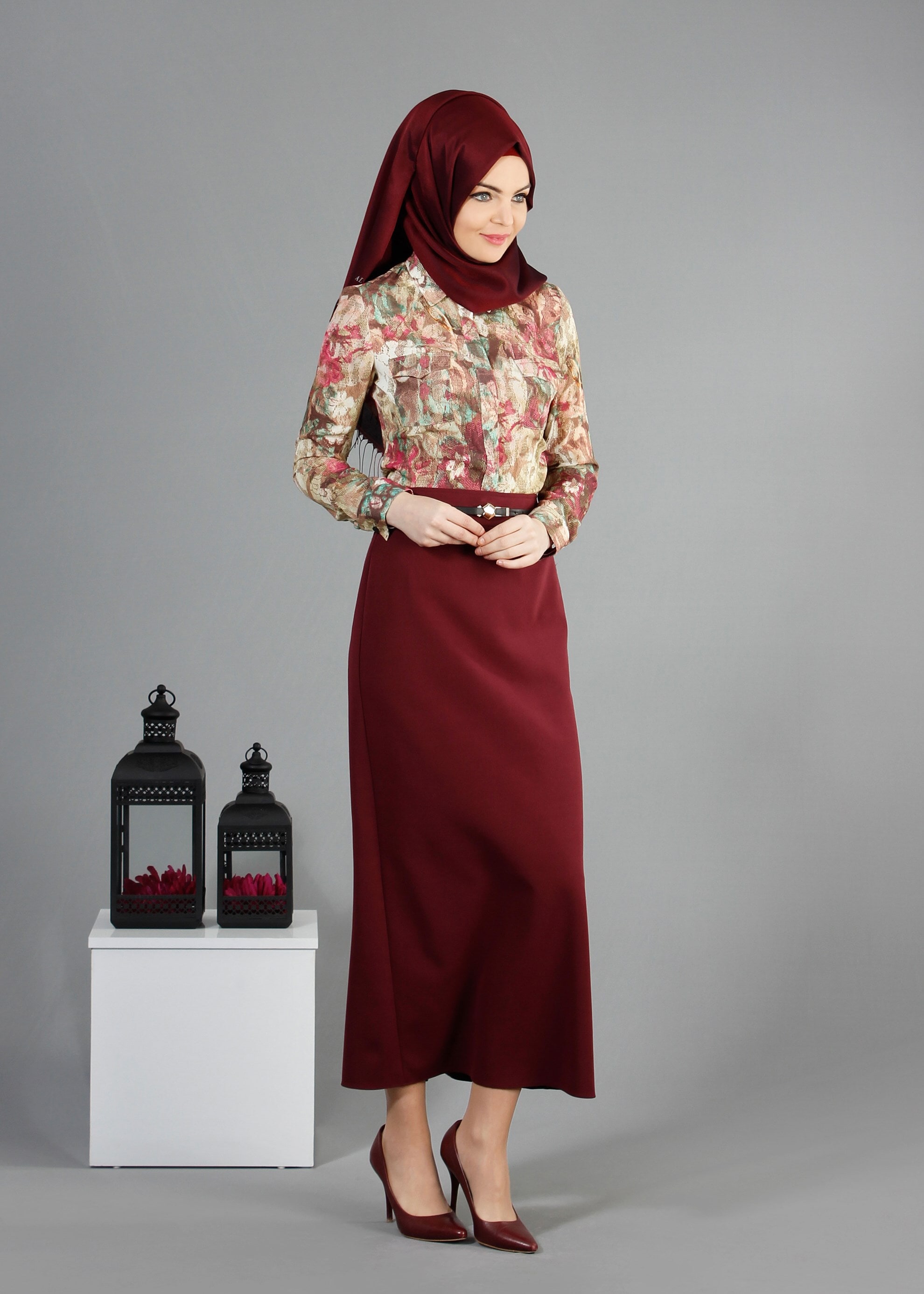 Tesettür giyim PUDRA 4310 Maglia Tesettür Bluz 36/44(38/40) TEK42