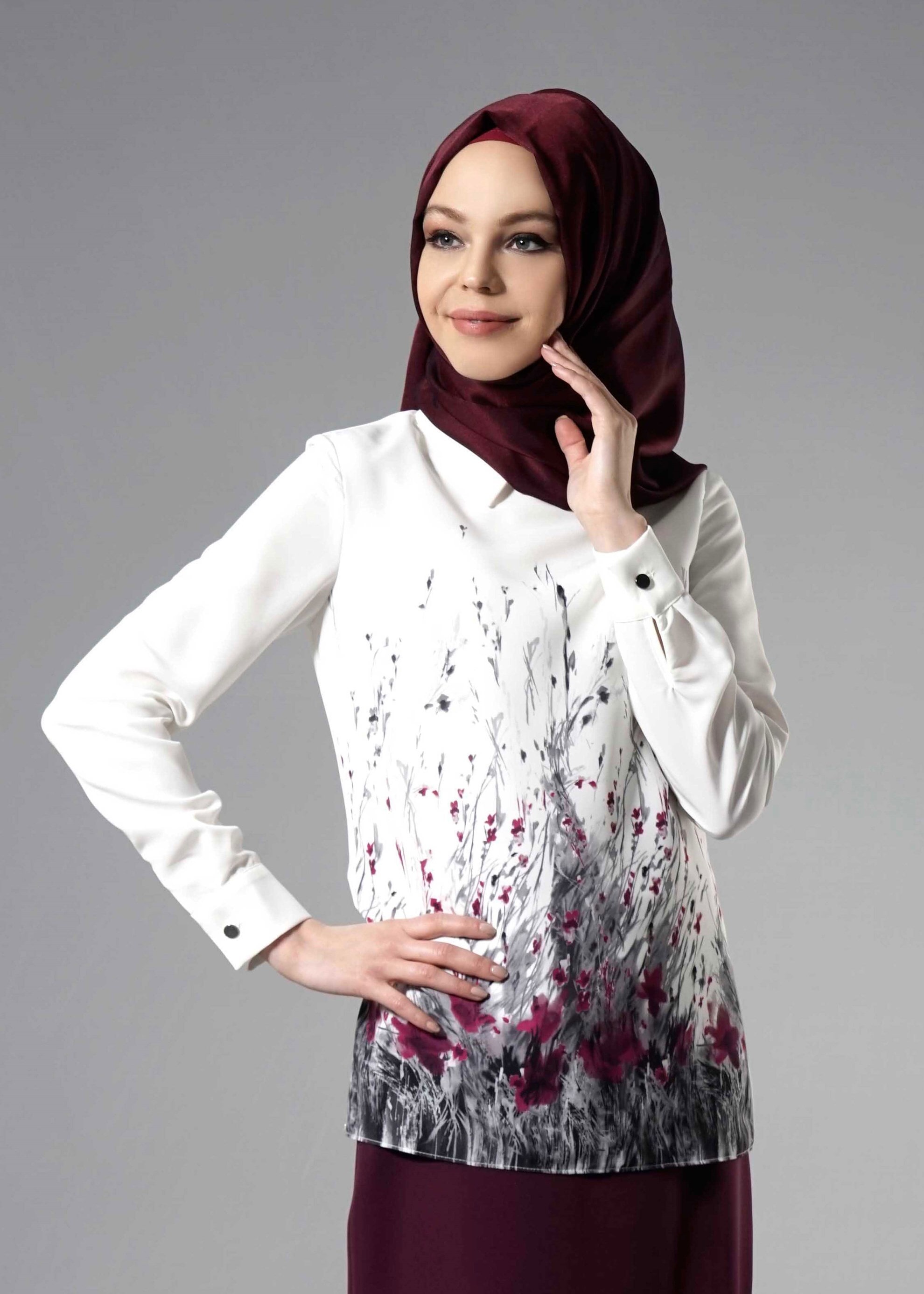 Tesettür giyim BEJ 4311 Koshiba Tesettür Bluz 38/44