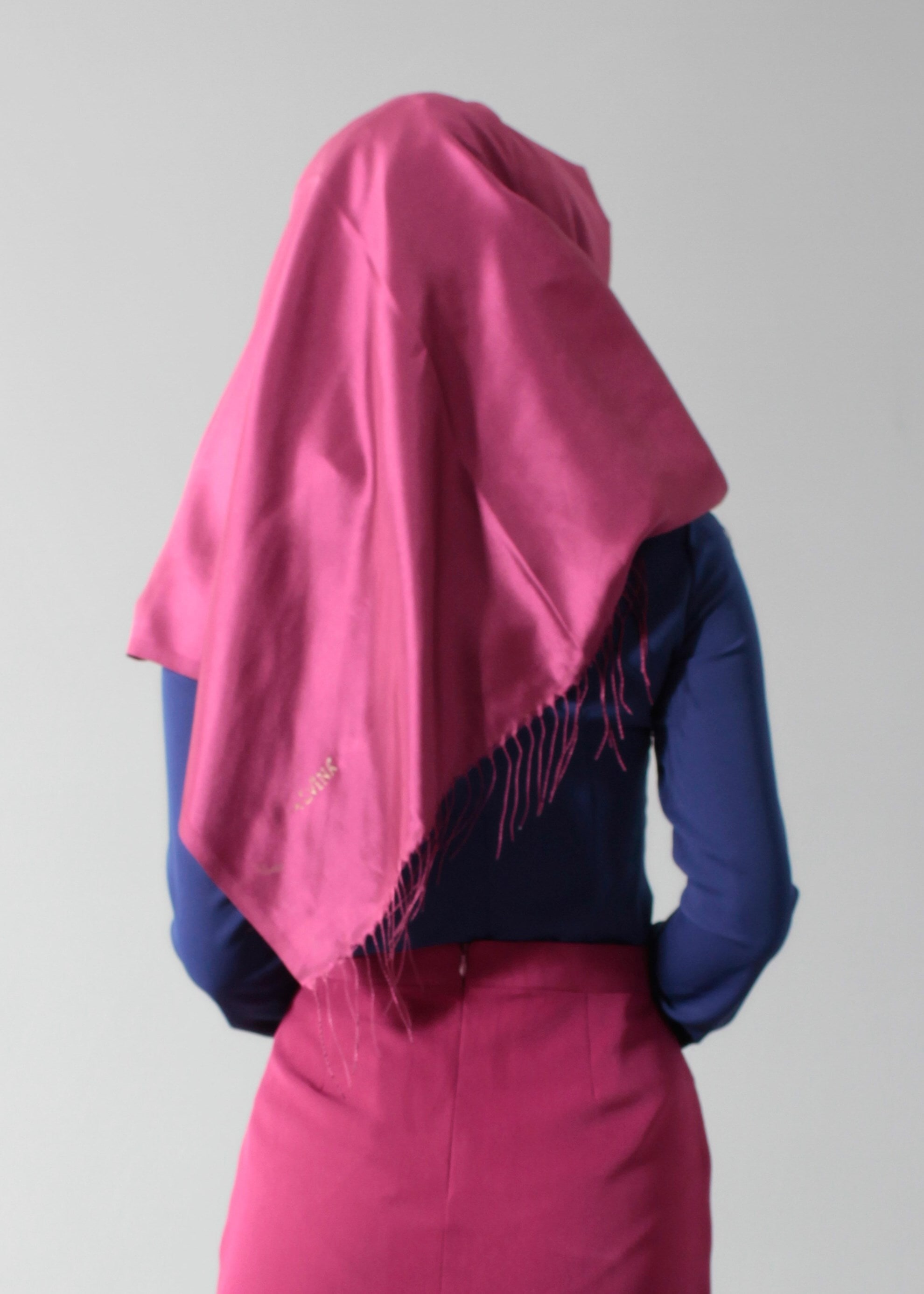 Tesettür giyim LACİVERT MANŞETLERİ BAĞLAMALI GÖMLEK YAKA BLUZ 4346