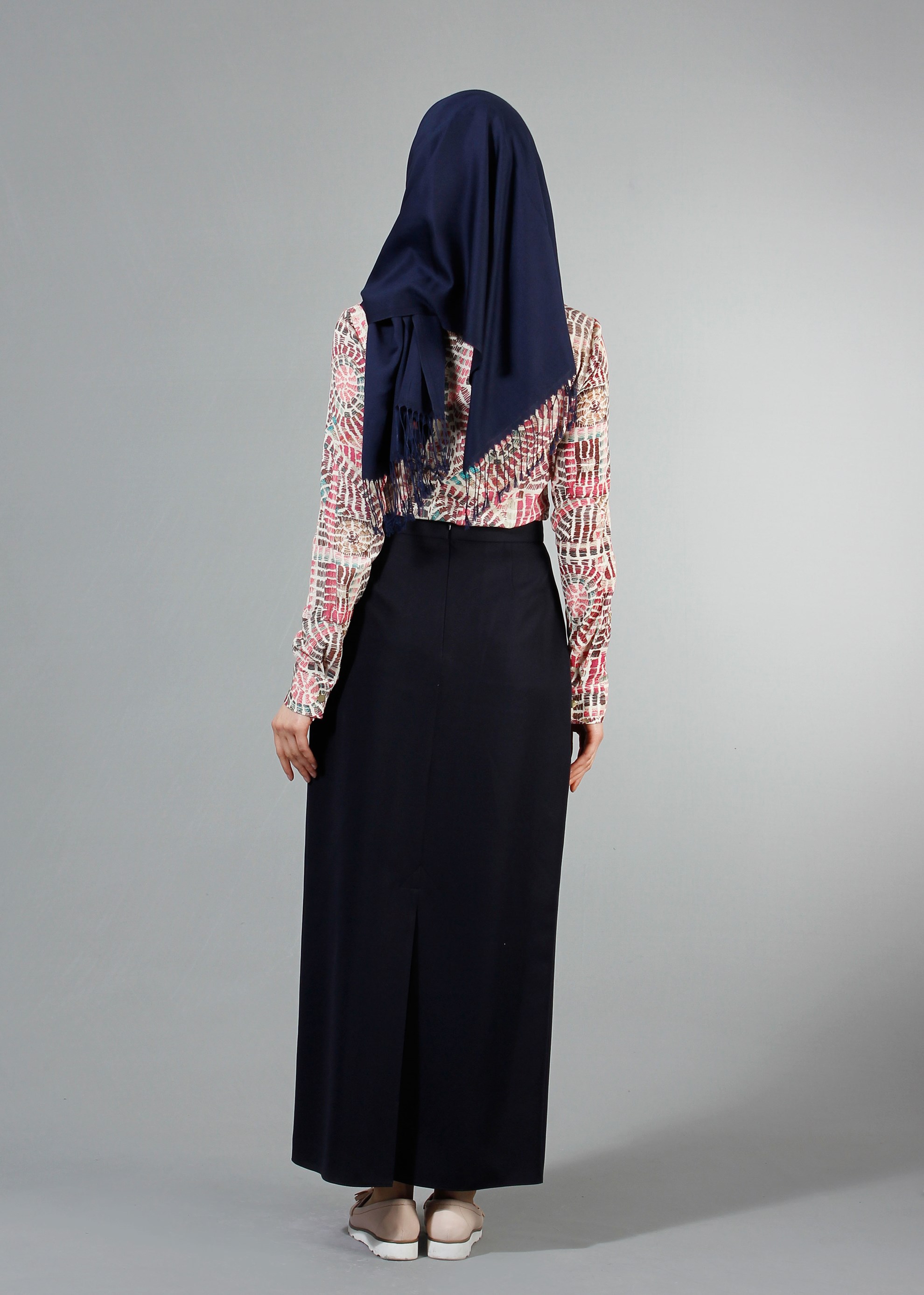 Tesettür giyim PUDRA 4373 Capri Tesettür Bluz 38/46