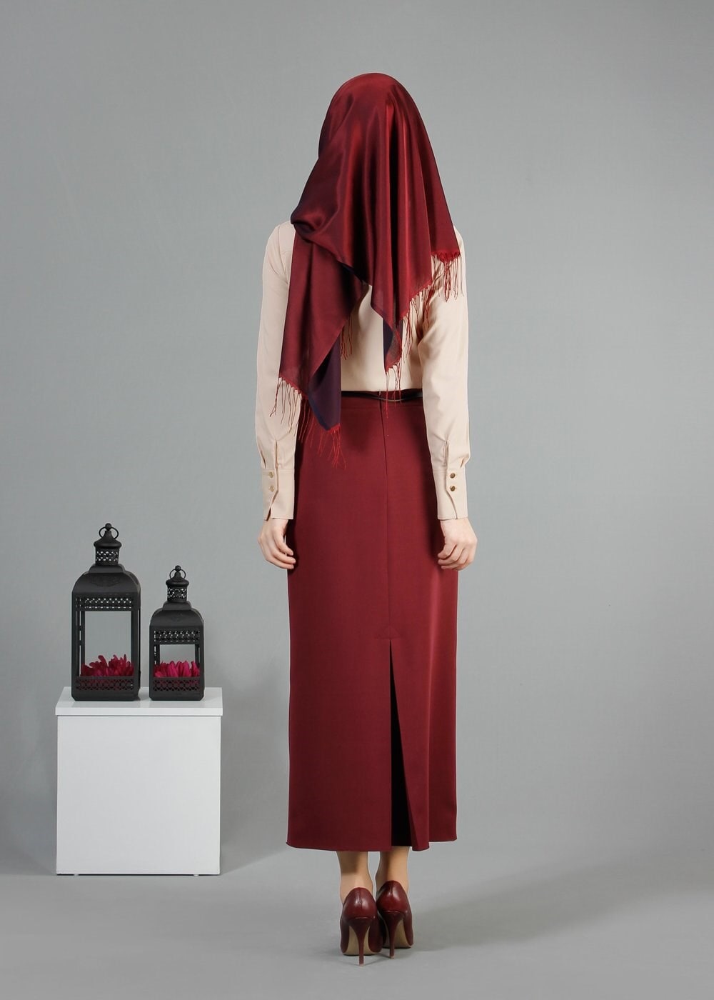 Tesettür giyim BEJ 4374 Rida Tesettür Bluz 38/46 TEK40