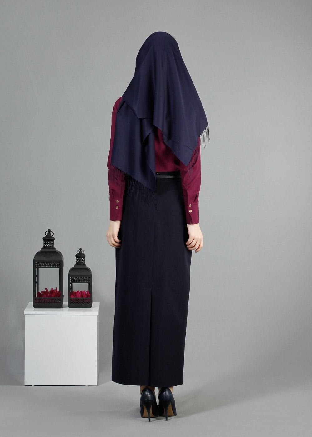 Tesettür giyim MÜRDÜM 4374 Rida Tesettür Bluz 38/46 TEK40