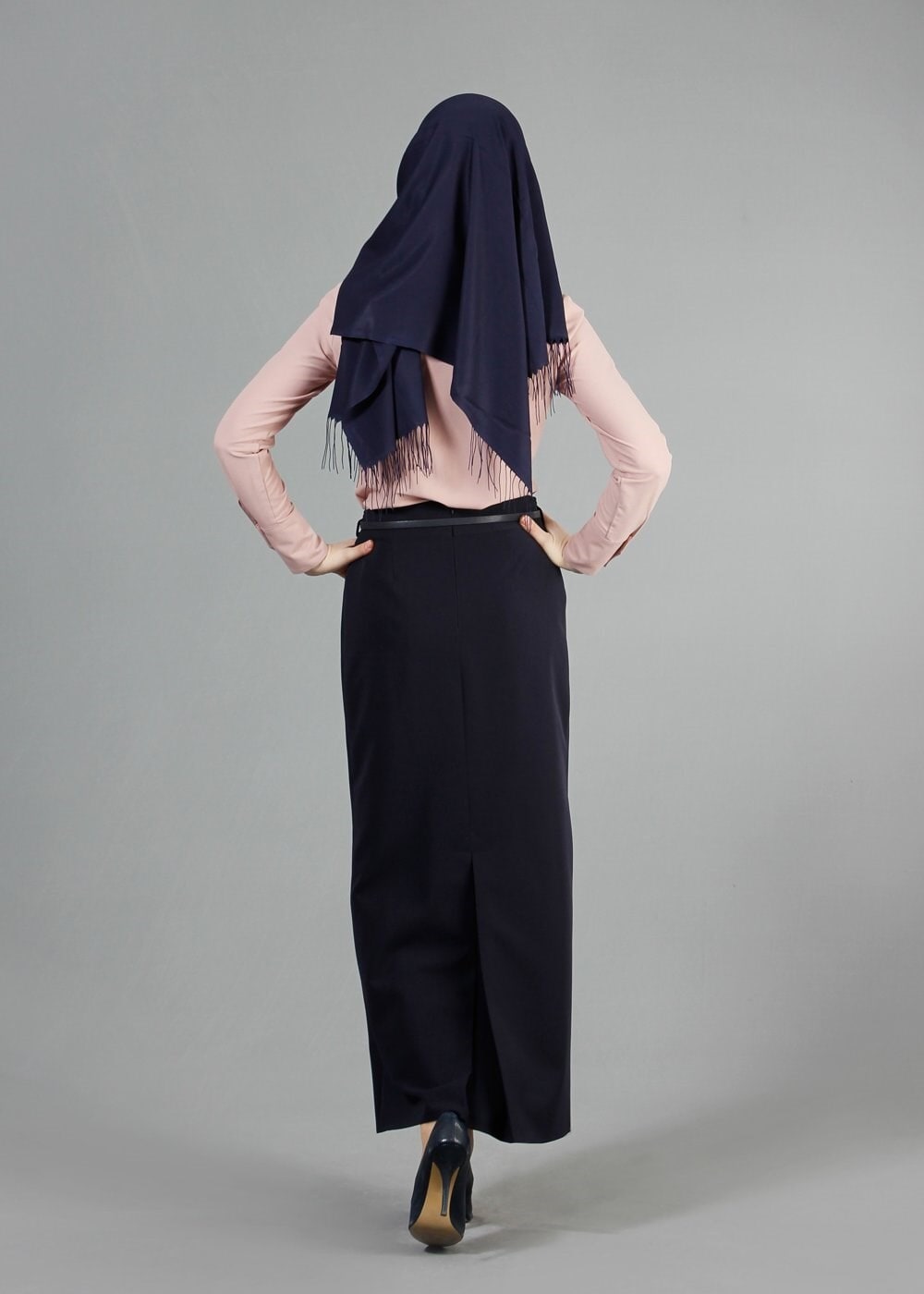 Tesettür giyim PUDRA 4374 Rida Tesettür Bluz 38/46 TEK40