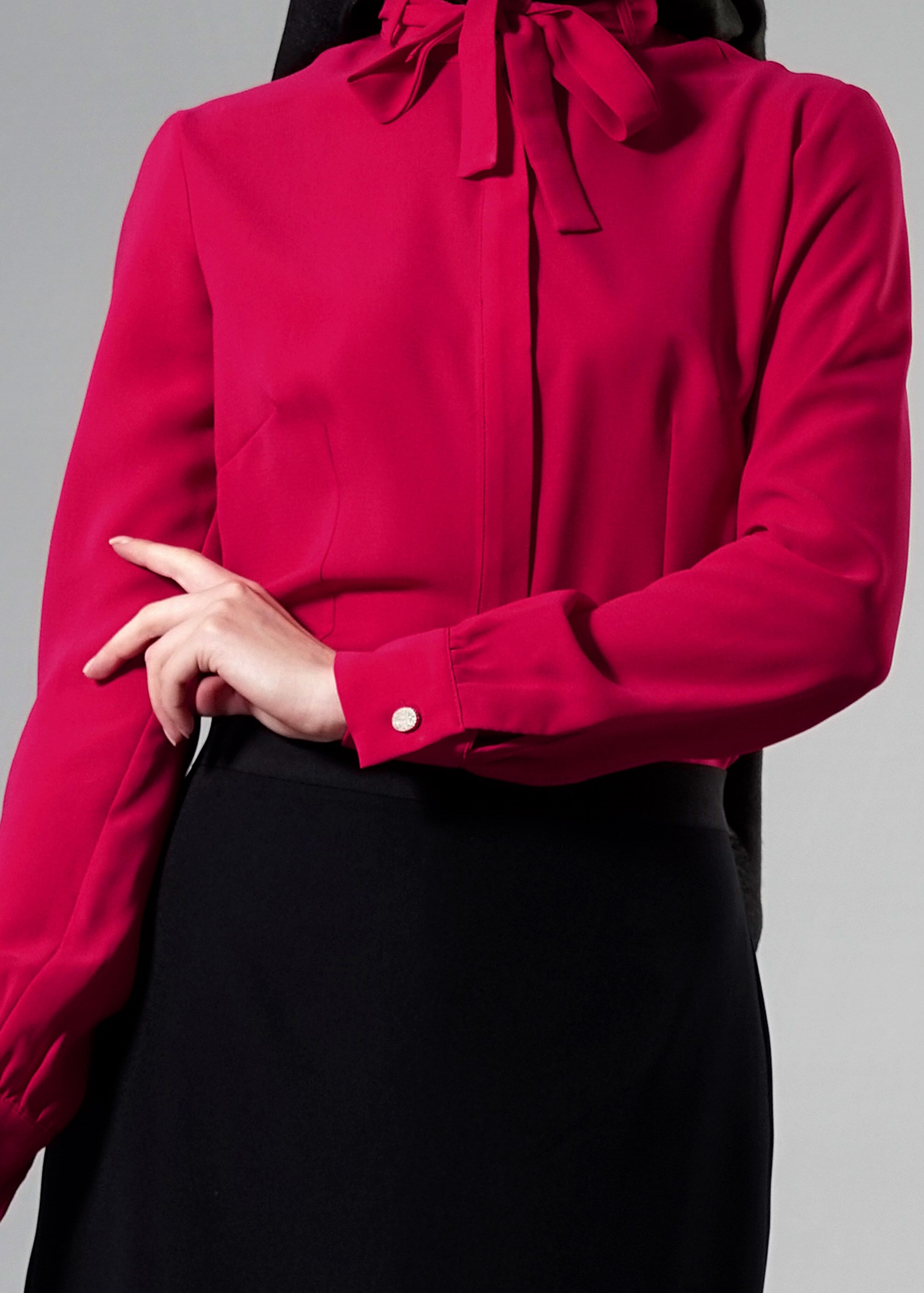 Tesettür giyim FUŞYA 4375 Portre Tesettür Bluz 38/46 TEK36