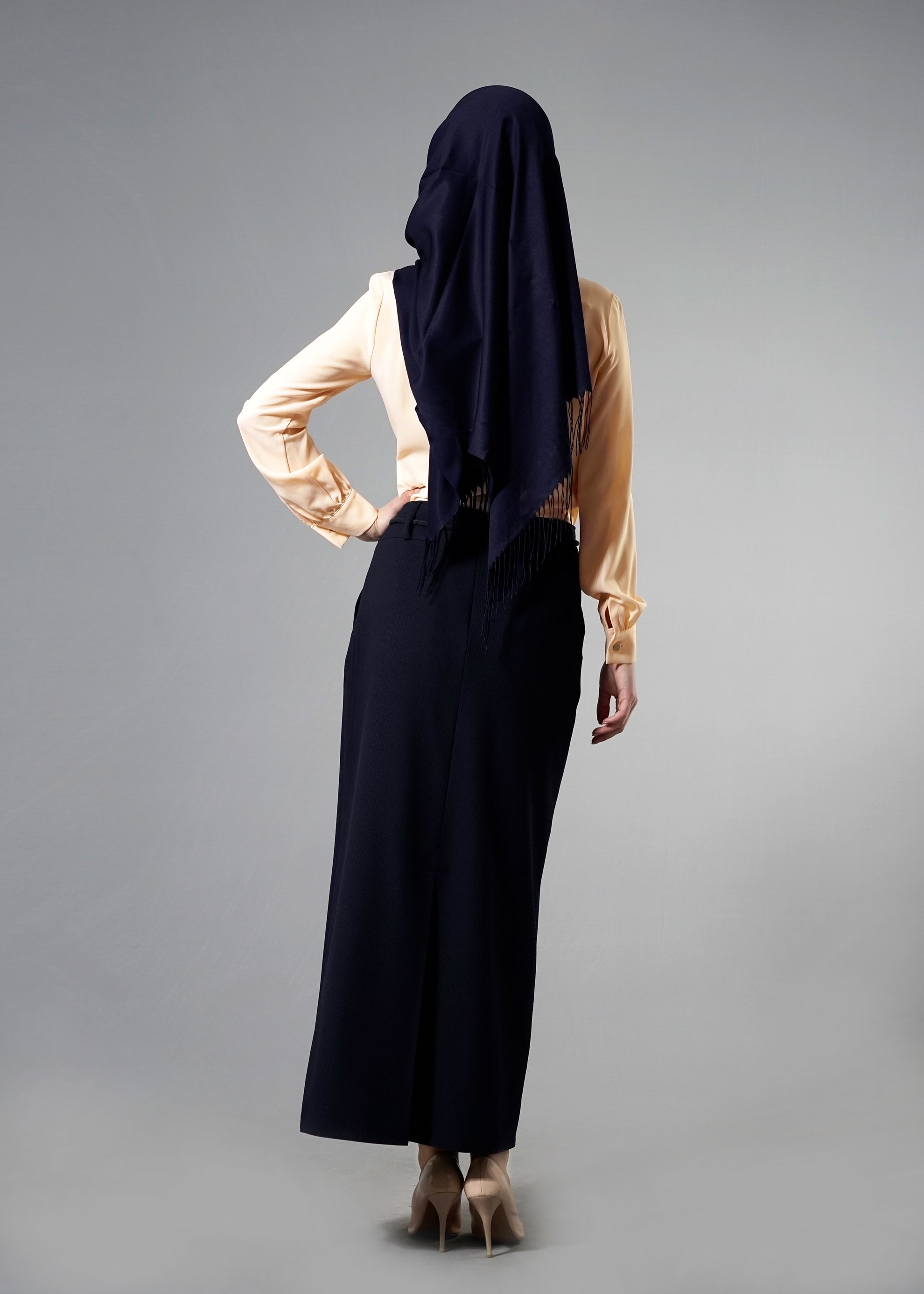 Tesettür giyim PEMBE 4375 Portre Tesettür Bluz 38/46 TEK36