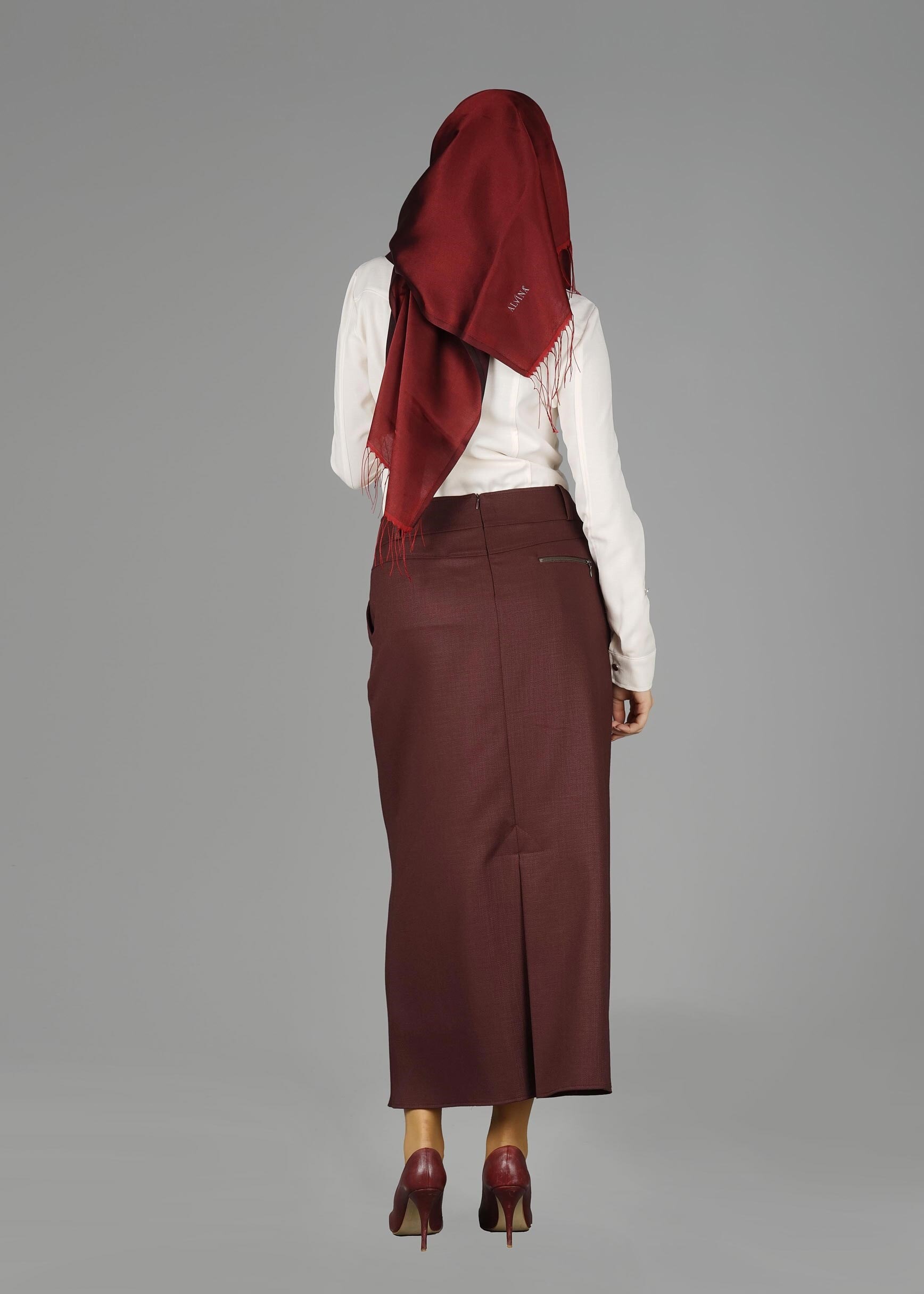 Tesettür giyim BEYAZ 4377 NORA BLUZ 38/46 TEK40