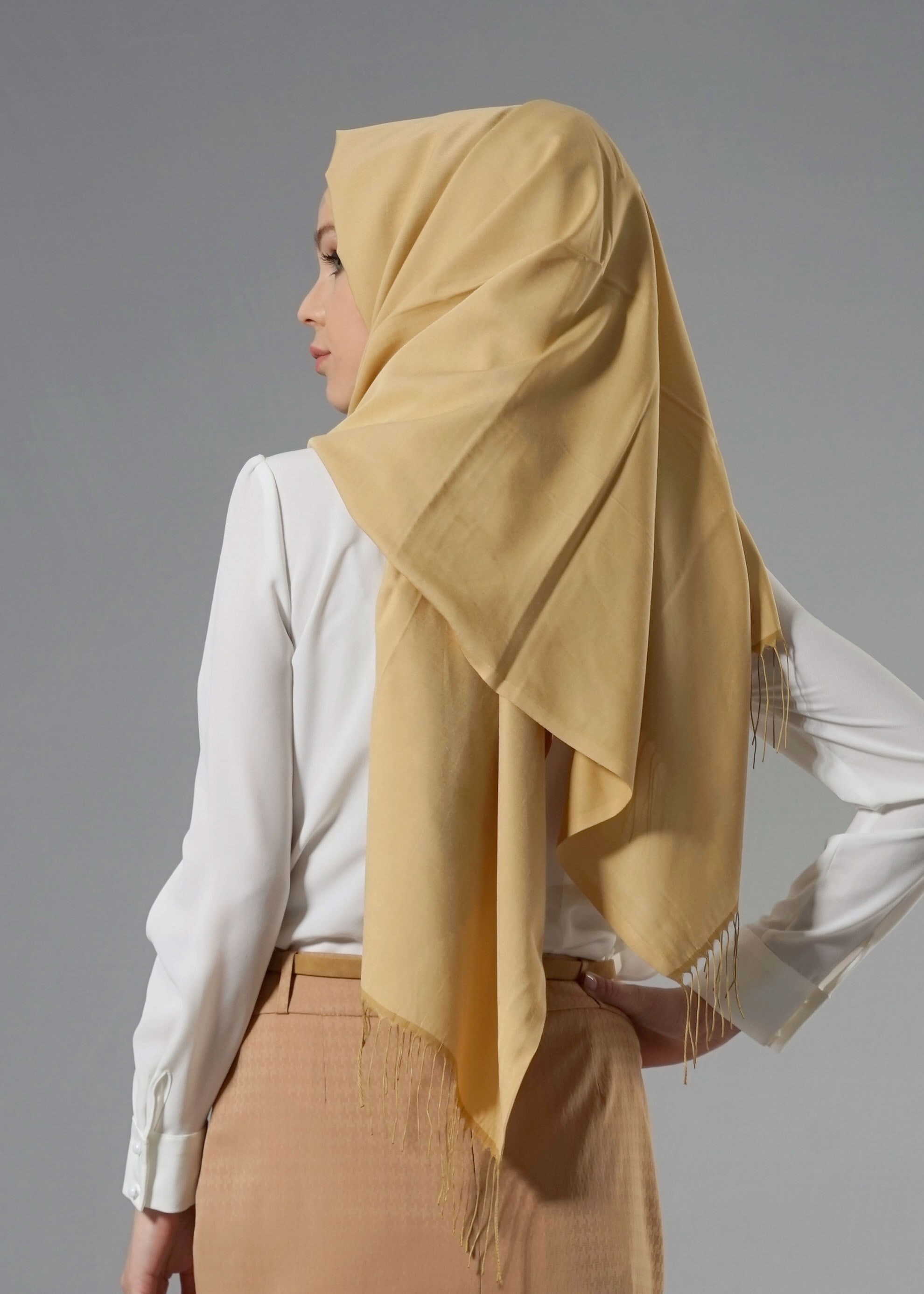 Tesettür giyim BEYAZ 4429 Criss Tesettür Bluz 38/44