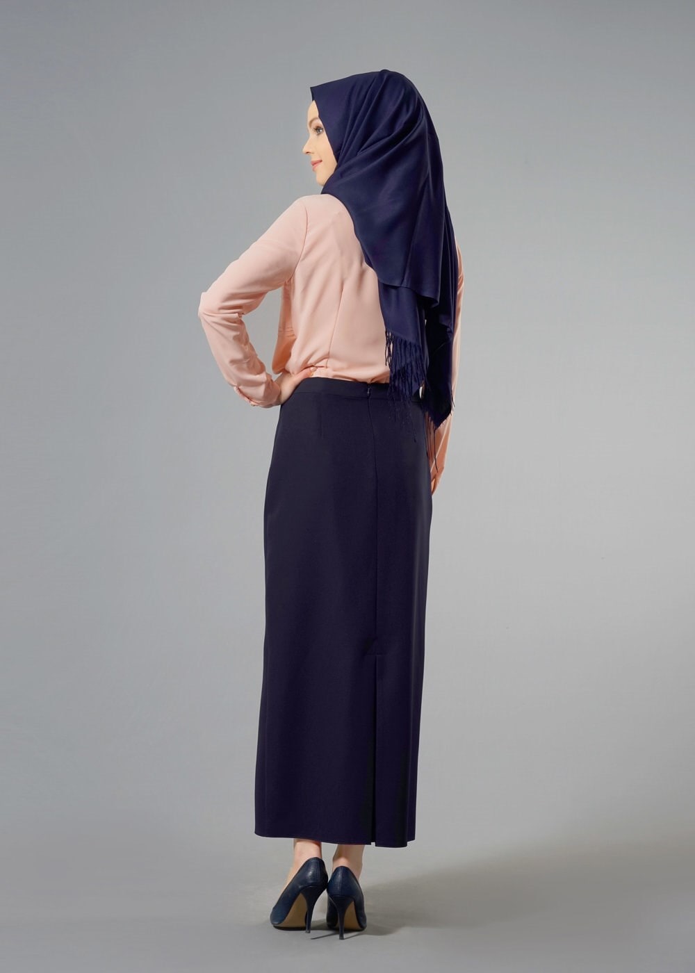 Tesettür giyim PUDRA 4434 Criss Tesettür Bluz 38/44