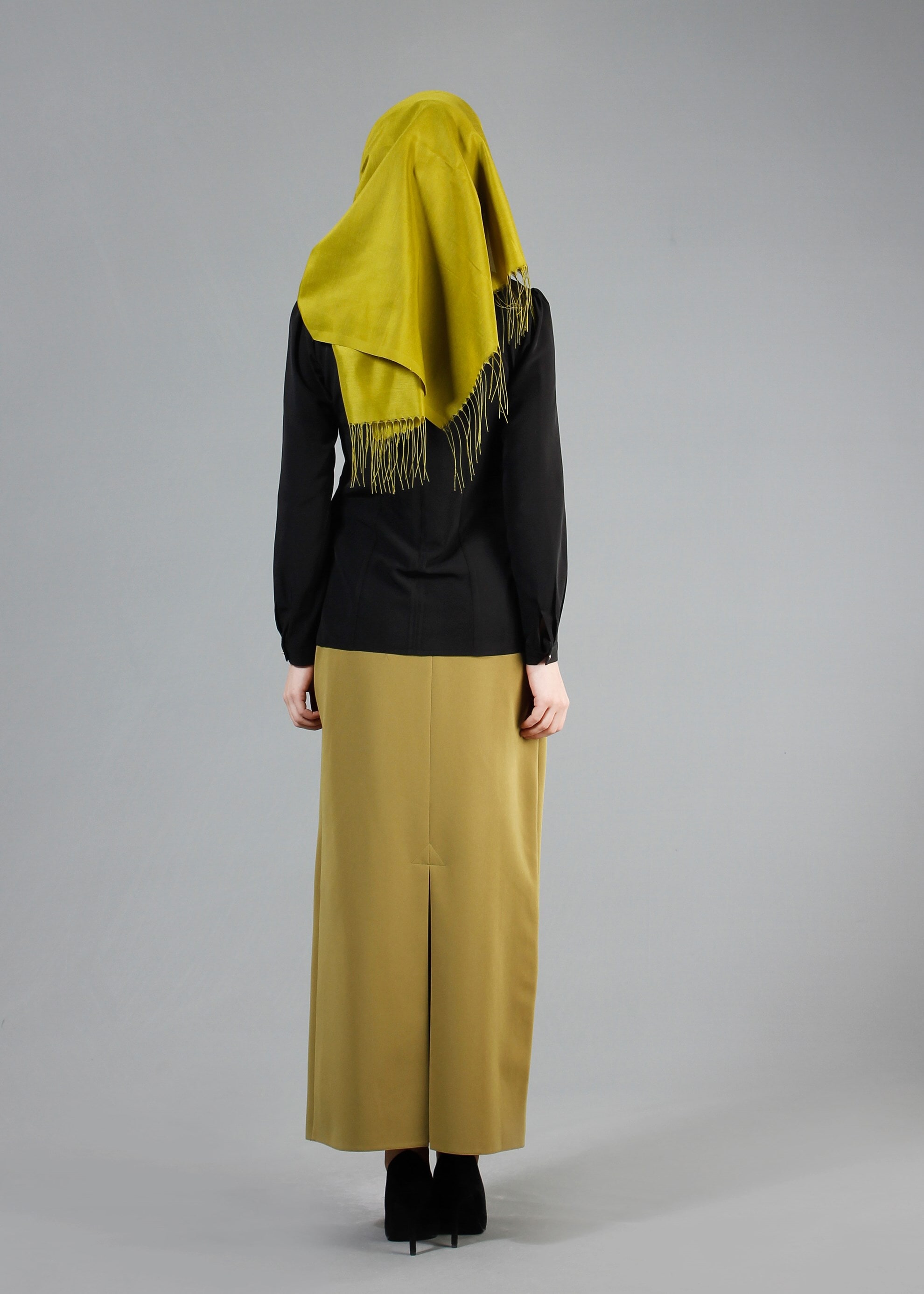 Tesettür giyim SİYAH 4436 Criss Tesettür Bluz  38/44