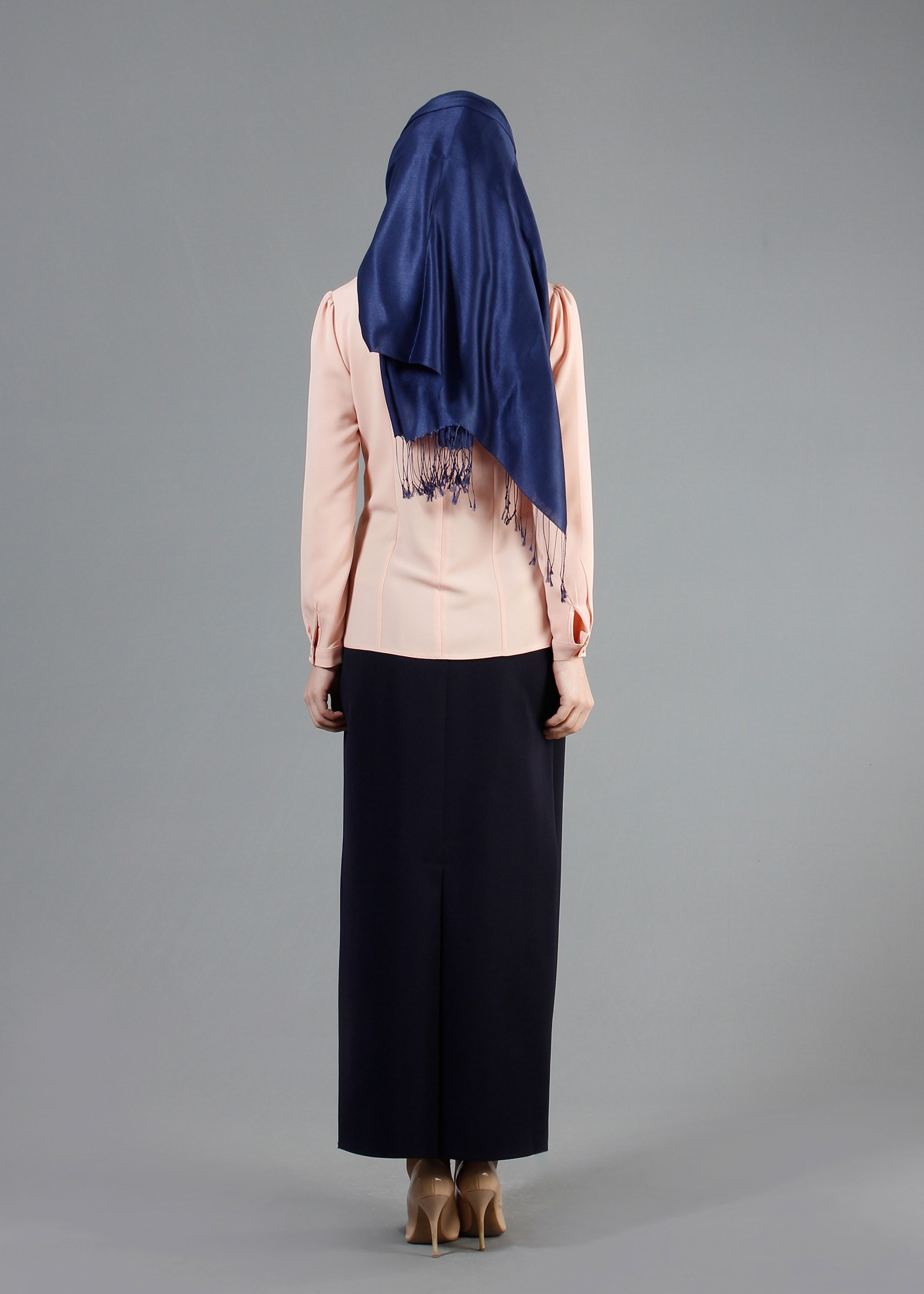 Tesettür giyim PUDRA 4436 Criss Tesettür Bluz  38/44