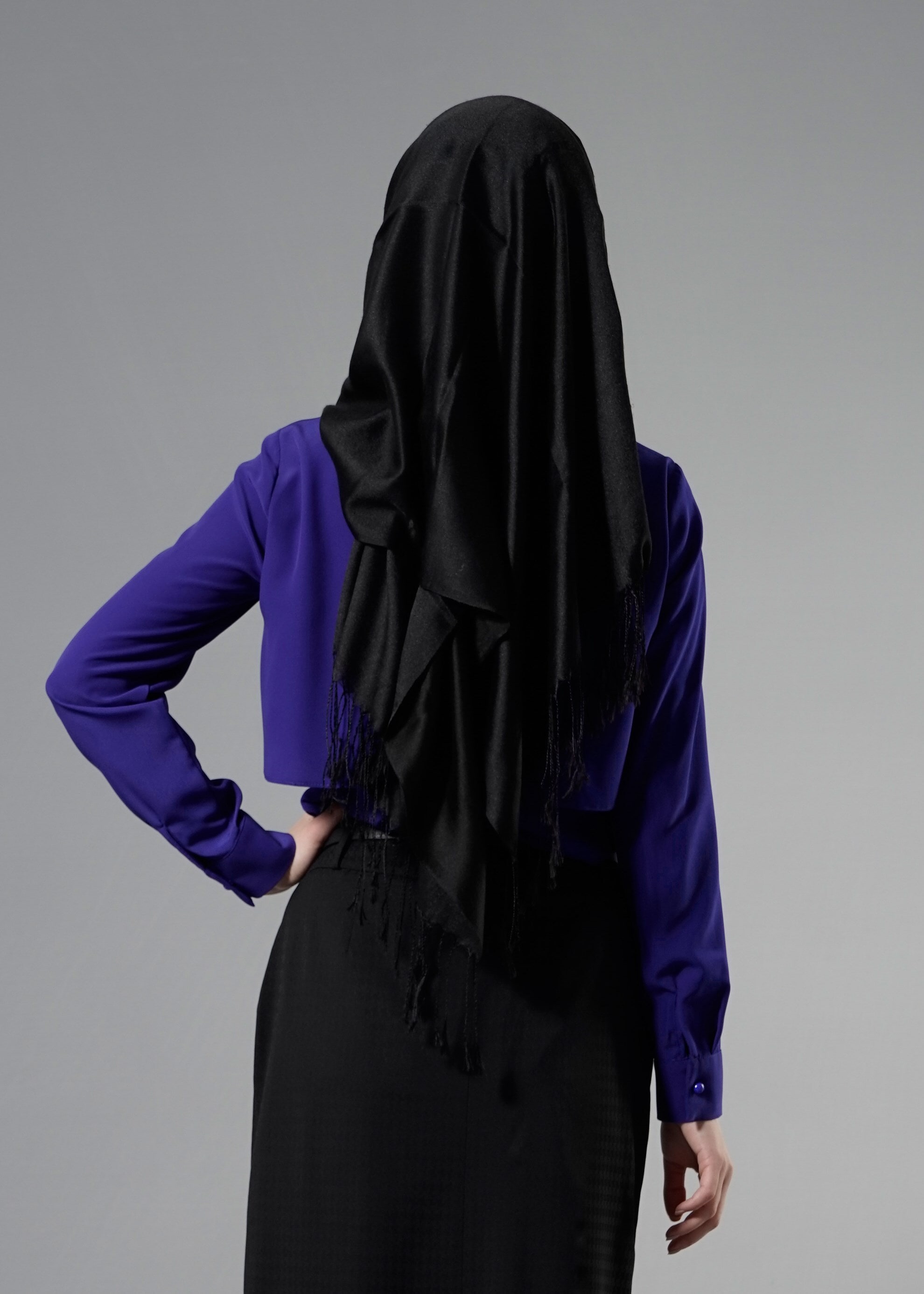 Tesettür giyim MAVİ 4443 New Loren Tesettür Bluz 36/44(38) TEK40