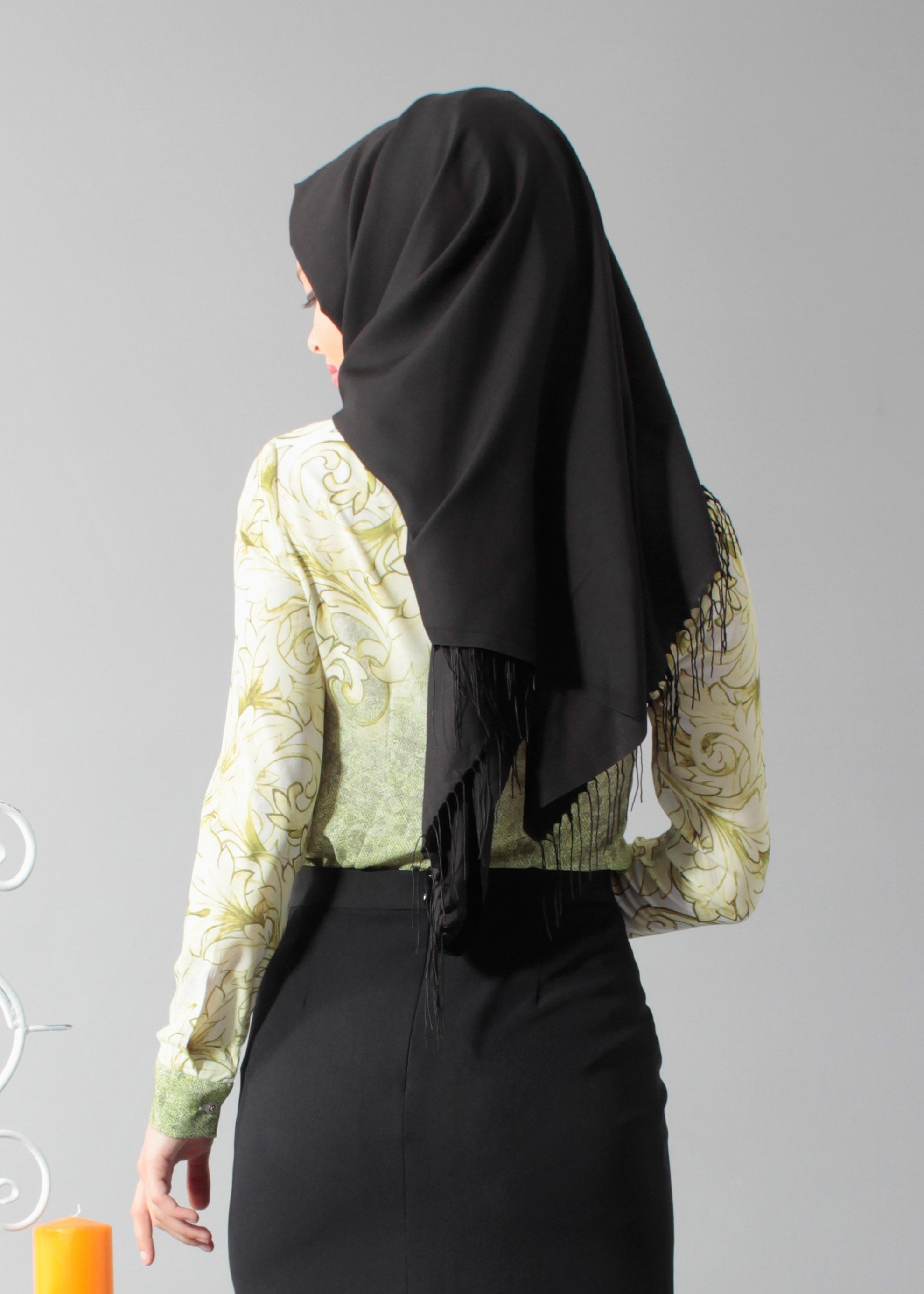 Tesettür giyim YEŞİL 4509 Queen 21068 Tesettür Bluz 40/48 TEK38