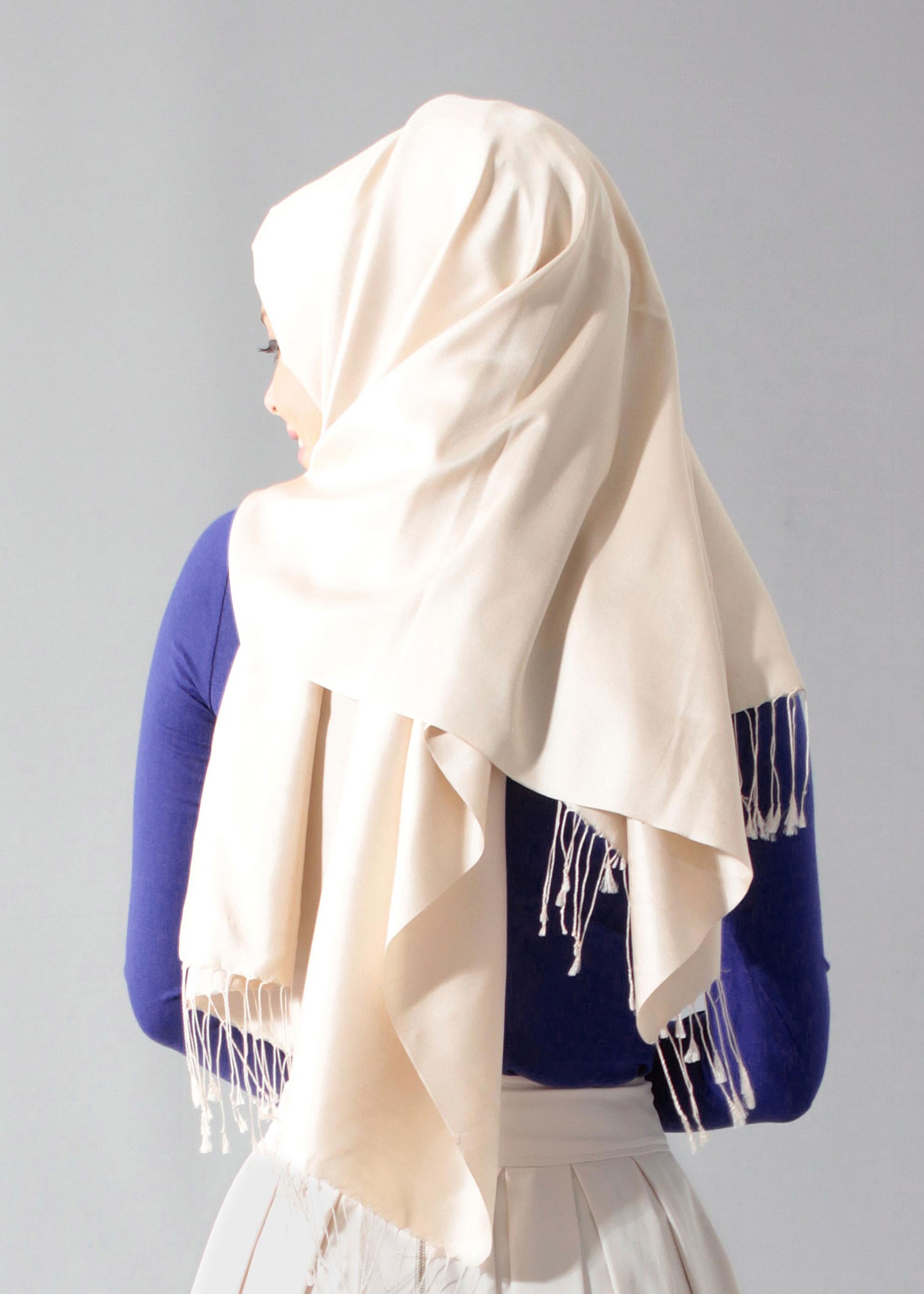 Tesettür giyim MAVİ 4563 New Viscon Lycra Bluz 38/46