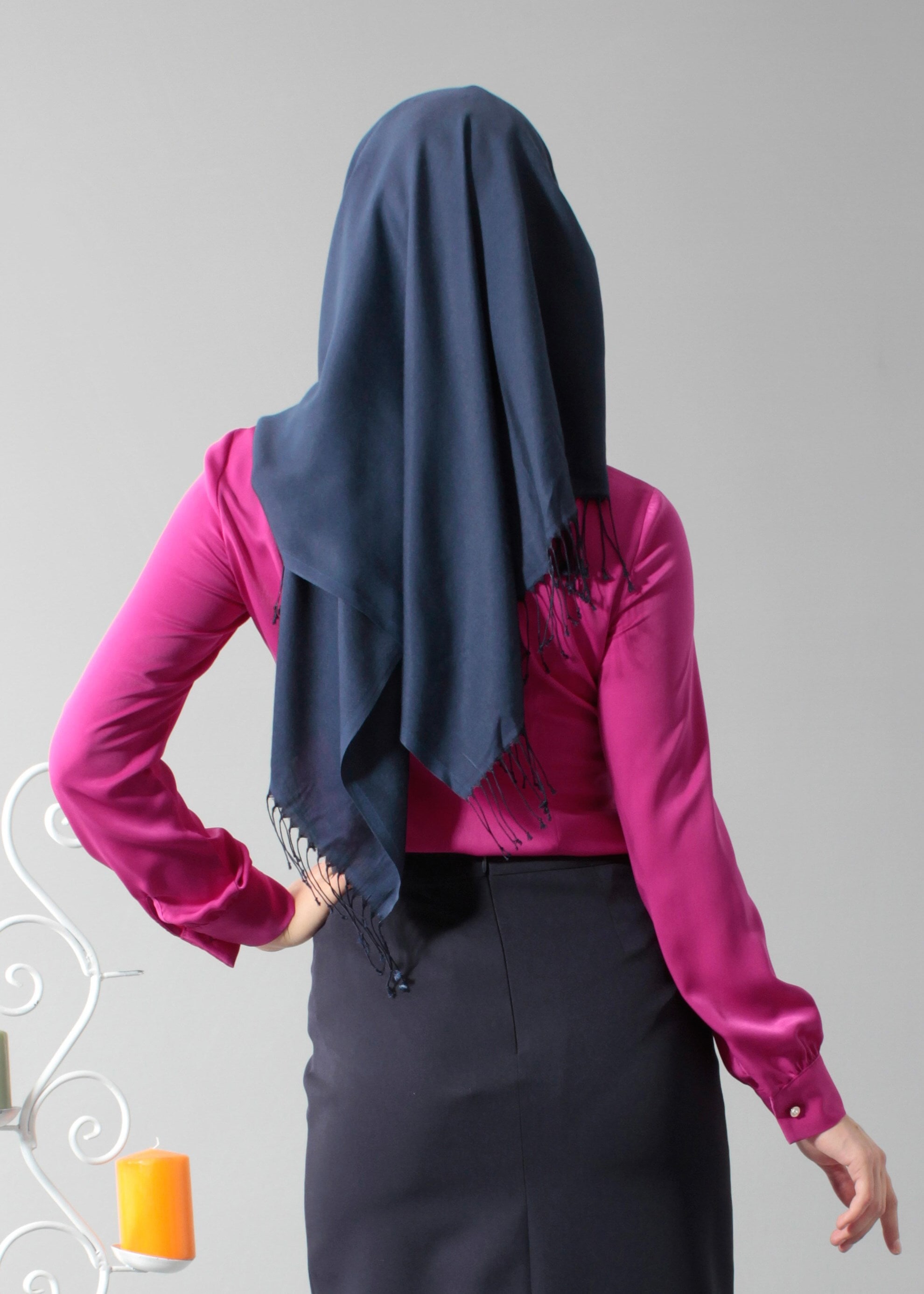 Tesettür giyim FUŞYA 4608 Soft Tesettür Bluz 38/46 TEK40