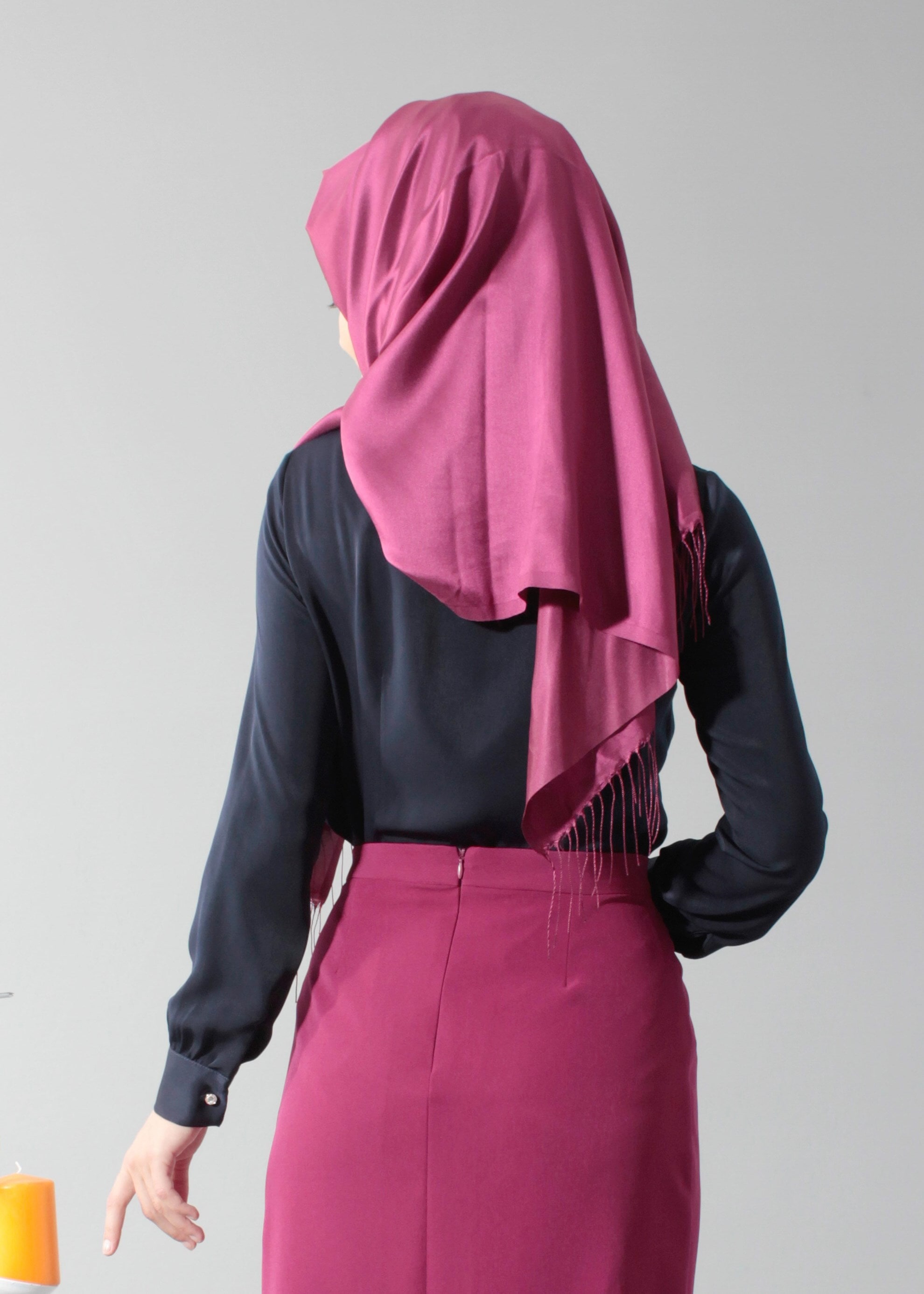 Tesettür giyim LACİVERT 4608 Soft Tesettür Bluz 38/46 TEK40