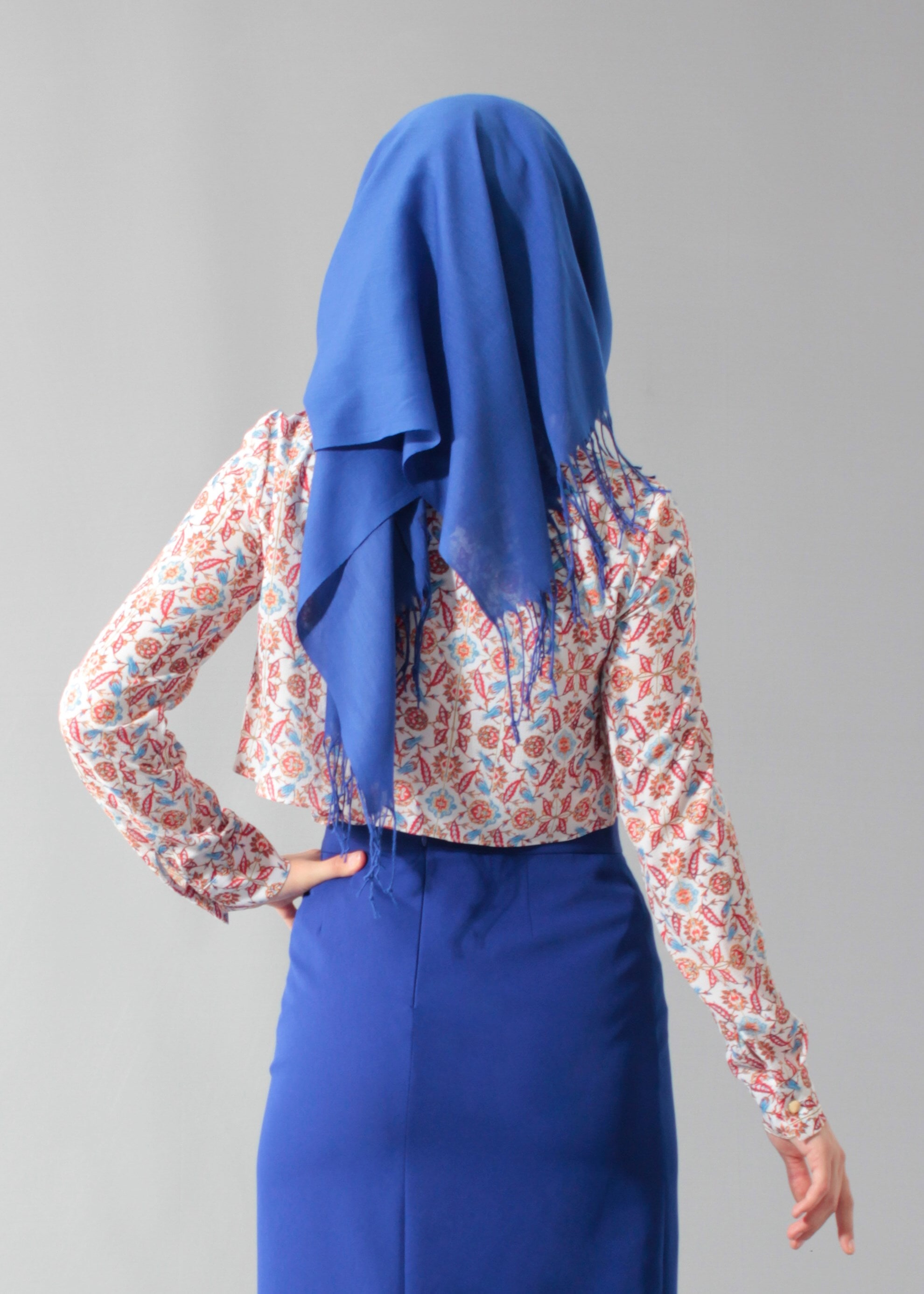 Tesettür giyim TURUNCU 4627 Burble 7946 Tesettür Bluz 38/44 TEK36