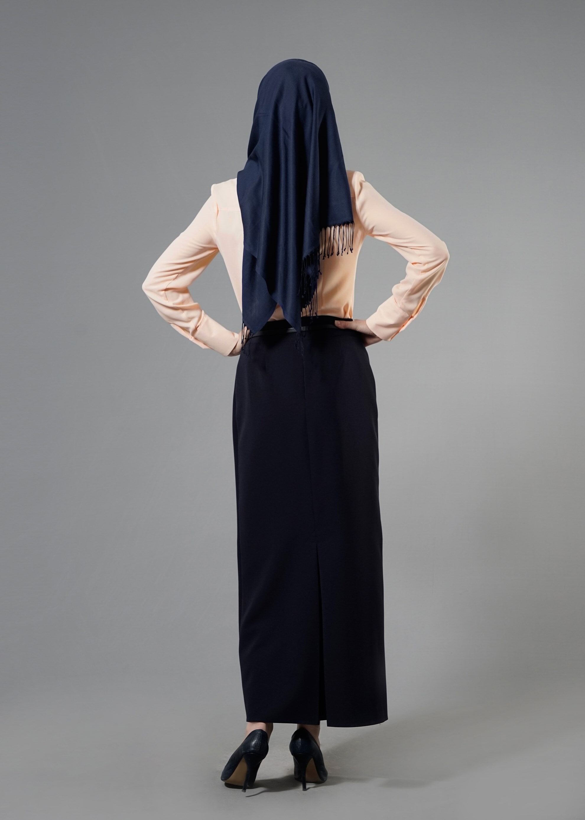 Tesettür giyim PEMBE 4374-1 Portre Tesettür Bluz 38/46 TEK40