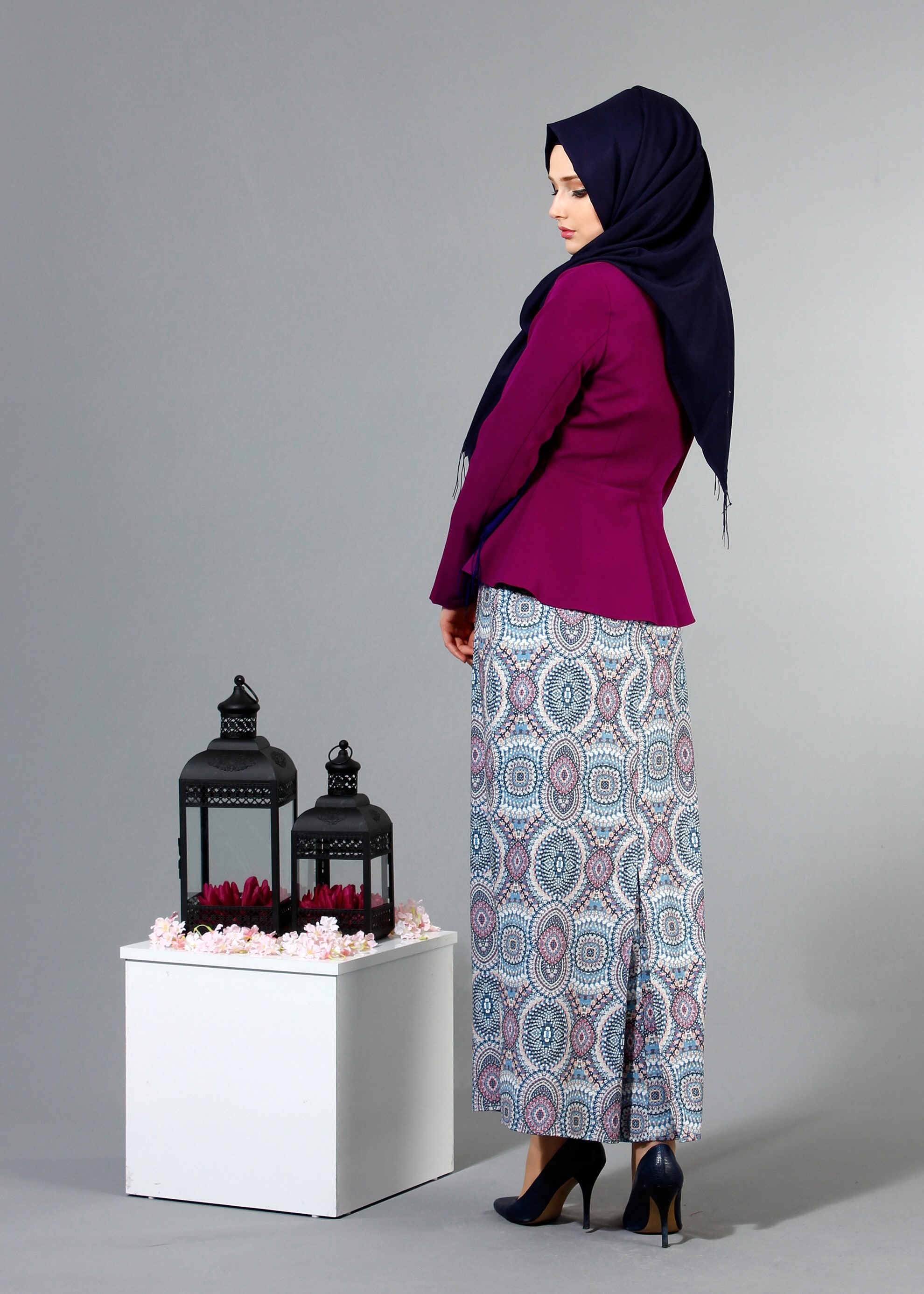 Tesettür giyim MOR 4347 Dilma Tesettür Ceket 36/42(38/40) TEK38