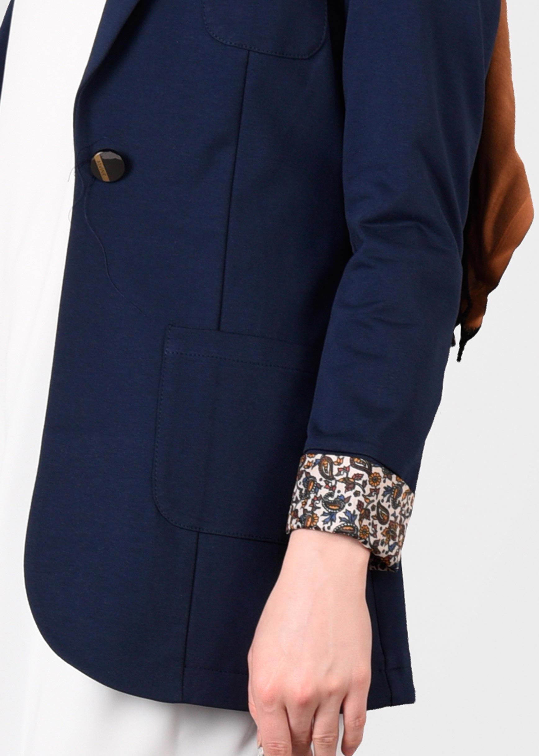 Tesettür giyim LACİVERT 4368 HİLDA CEKET 36/42(38-40) TEK36