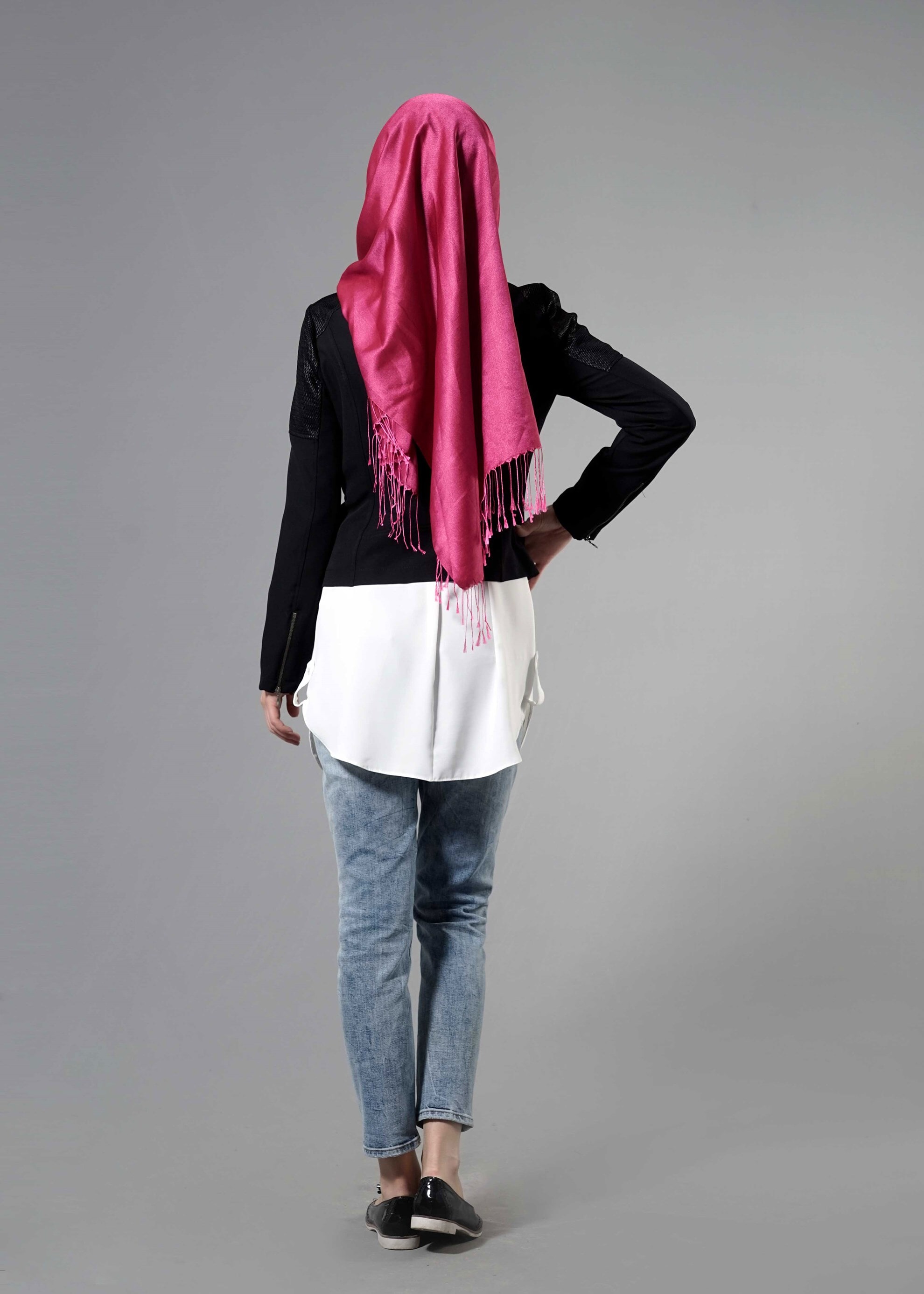 Tesettür giyim SİYAH 4398 Dilma Tesettür 43551 Ceket 36/42(38-40) TEK36