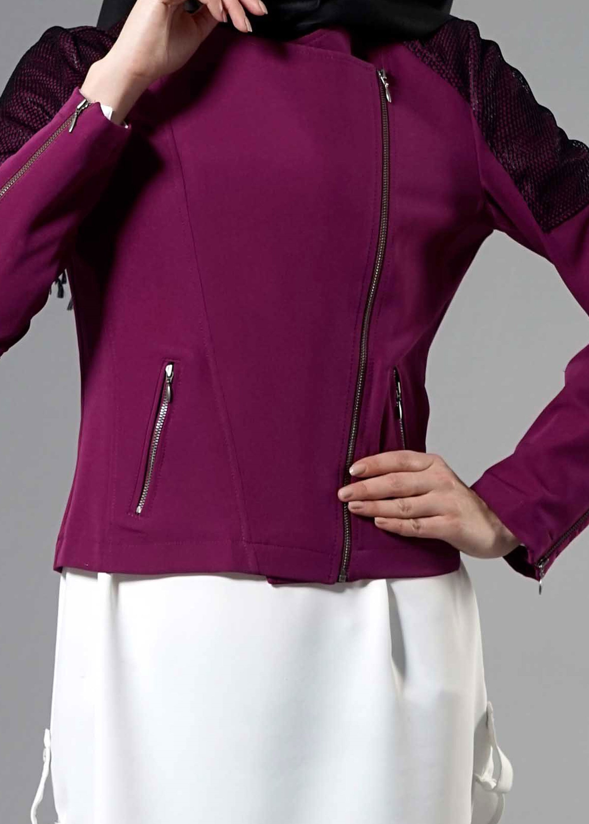 Tesettür giyim MOR 4398 Dilma Tesettür 43551 Ceket 36/42(38-40) TEK36