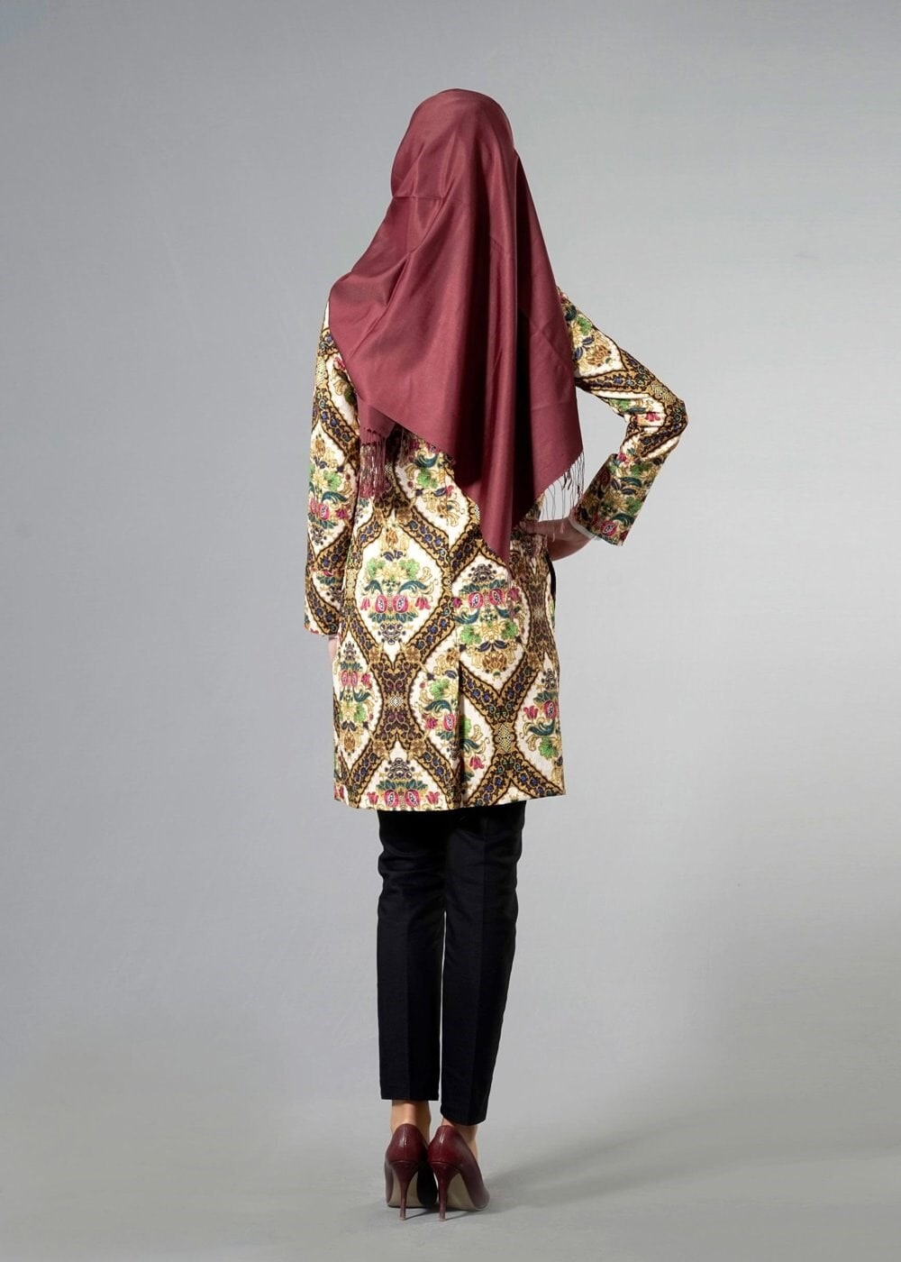 Tesettür giyim SİYAH 4507 Almina Tesettür 30011 Ceket 38/44