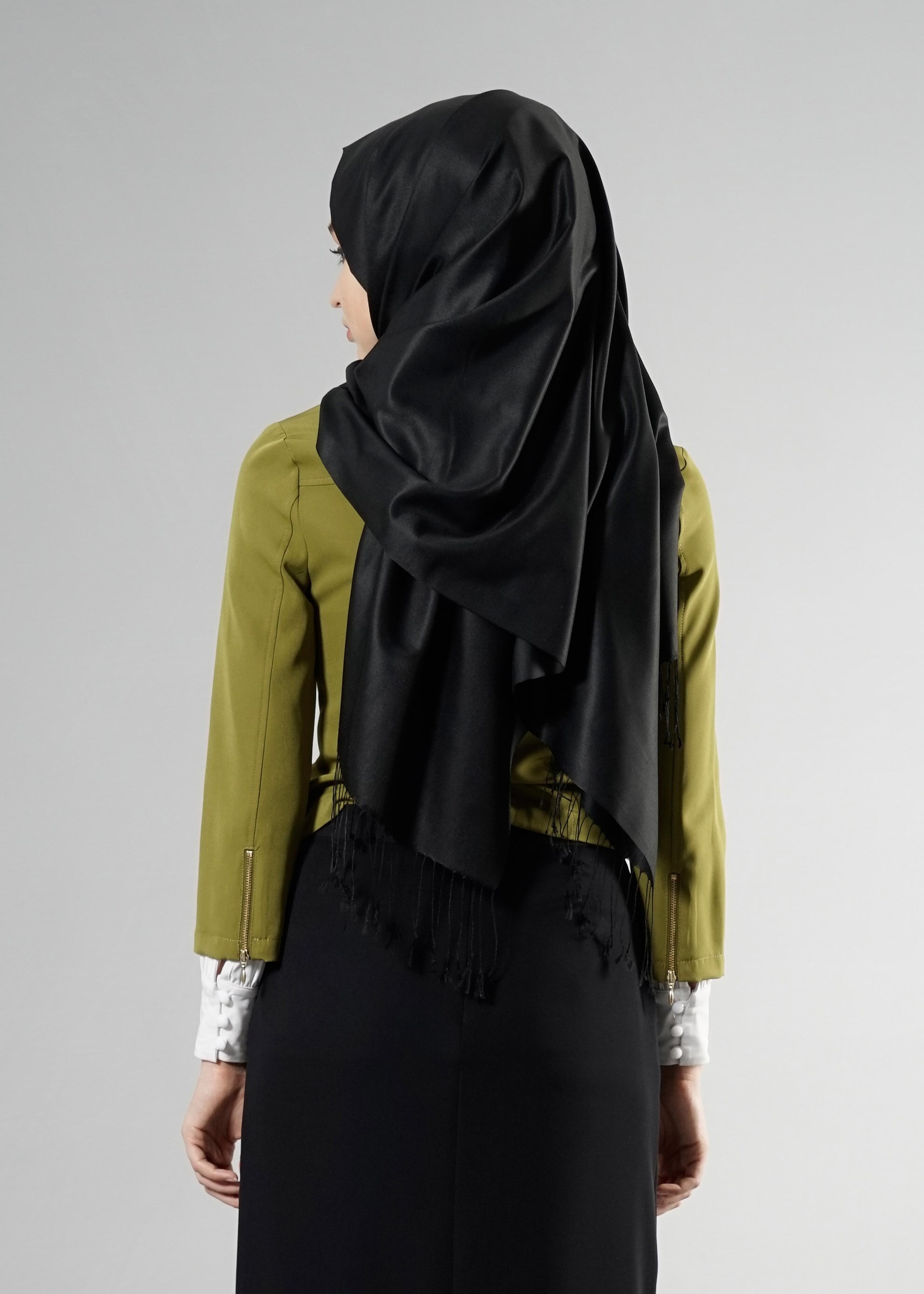 Tesettür giyim YEŞİL 4517 Dilma Tesettür 43551 Ceket 36/42(38)