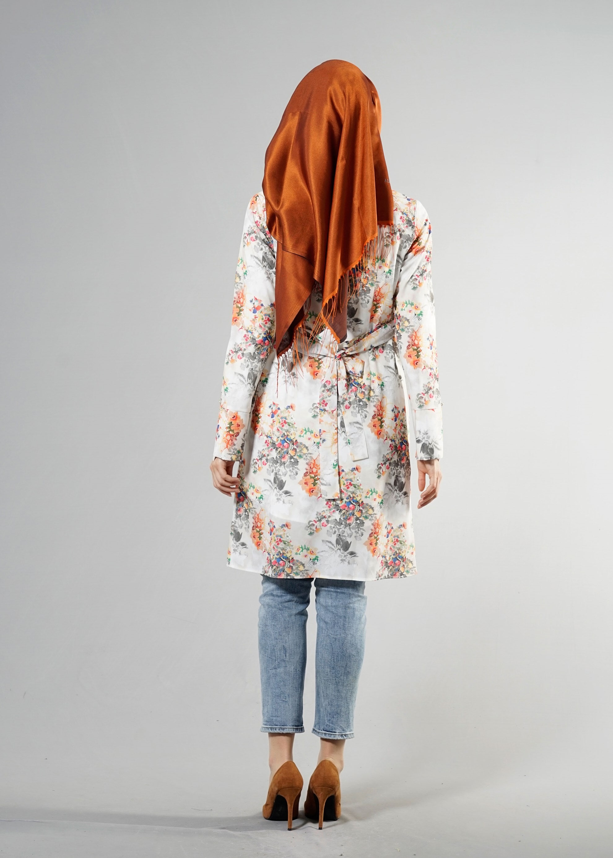 Tesettür giyim GRİ 4518 ROSA 10237 CEKET 36/44(38-40) TEK42