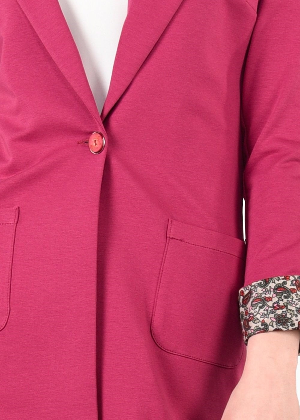 Tesettür giyim FUŞYA 4524 Hilda Tesettür Ceket 36/44(38-40) TEK42