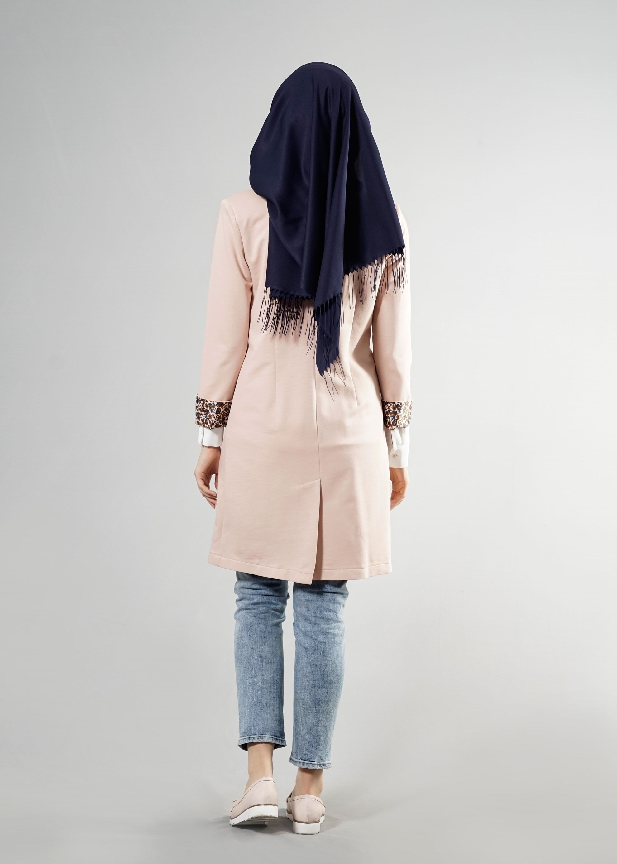 Tesettür giyim PUDRA 4524 Hilda Tesettür Ceket 36/44(38-40) TEK42