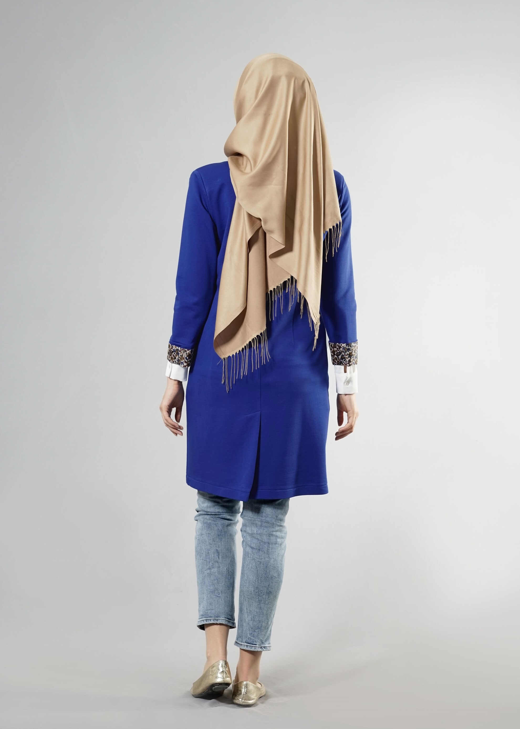 Tesettür giyim LACİVERT 4524 Hilda Tesettür Ceket 36/44(38-40) TEK42