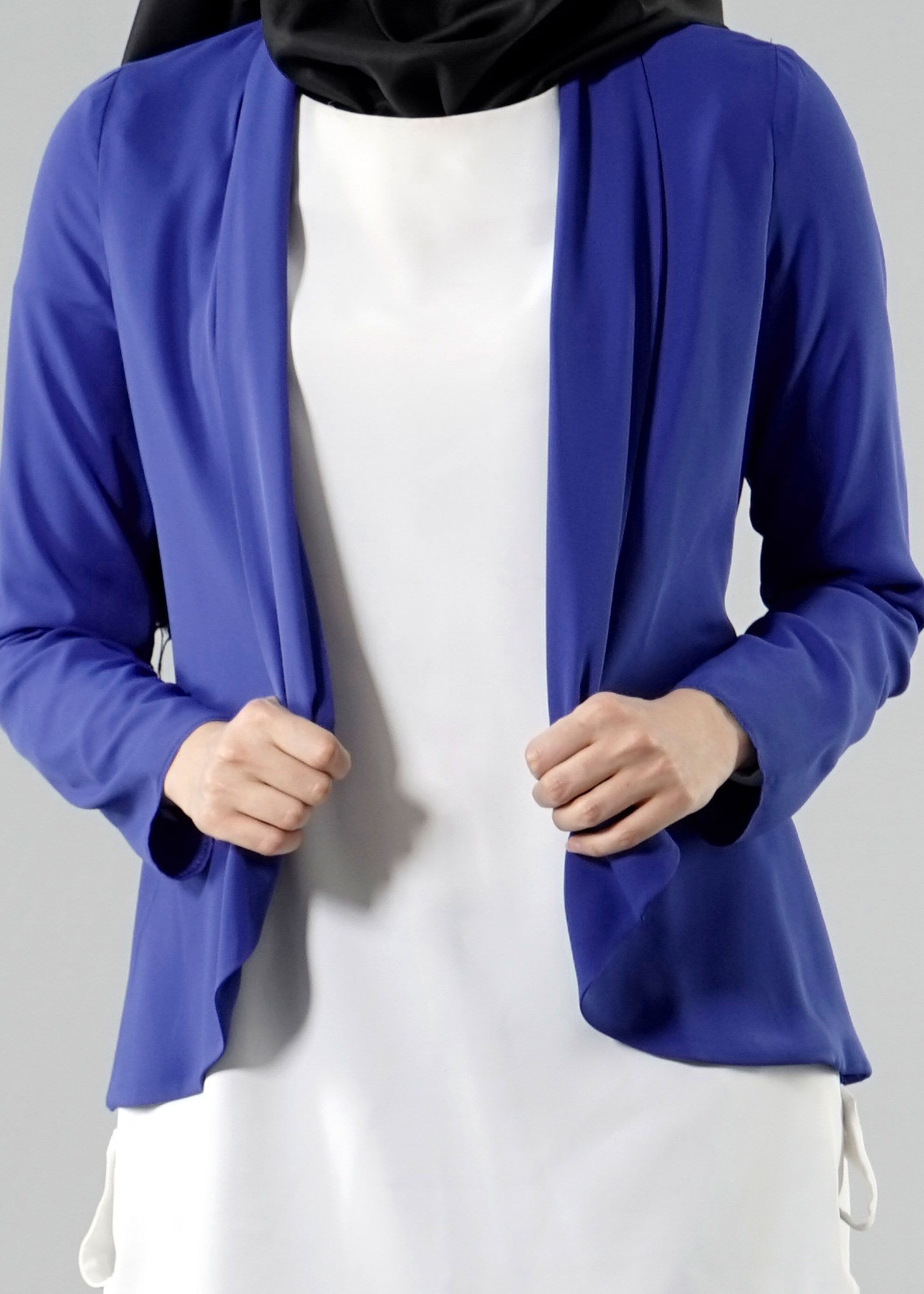 Tesettür giyim LACİVERT 4615 6277 Tesettür Ceket 36/42 TEK38