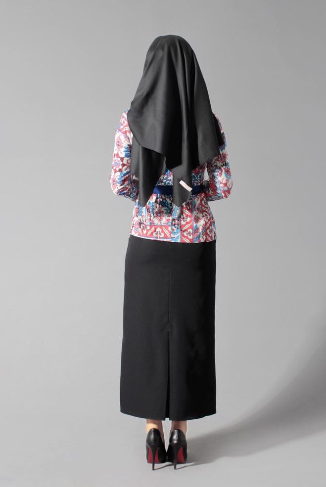 Tesettür giyim MERCAN 4650 Burble Crep 7934 Tesettür Ceket 36/42(38) TEK40 - ALVİNA