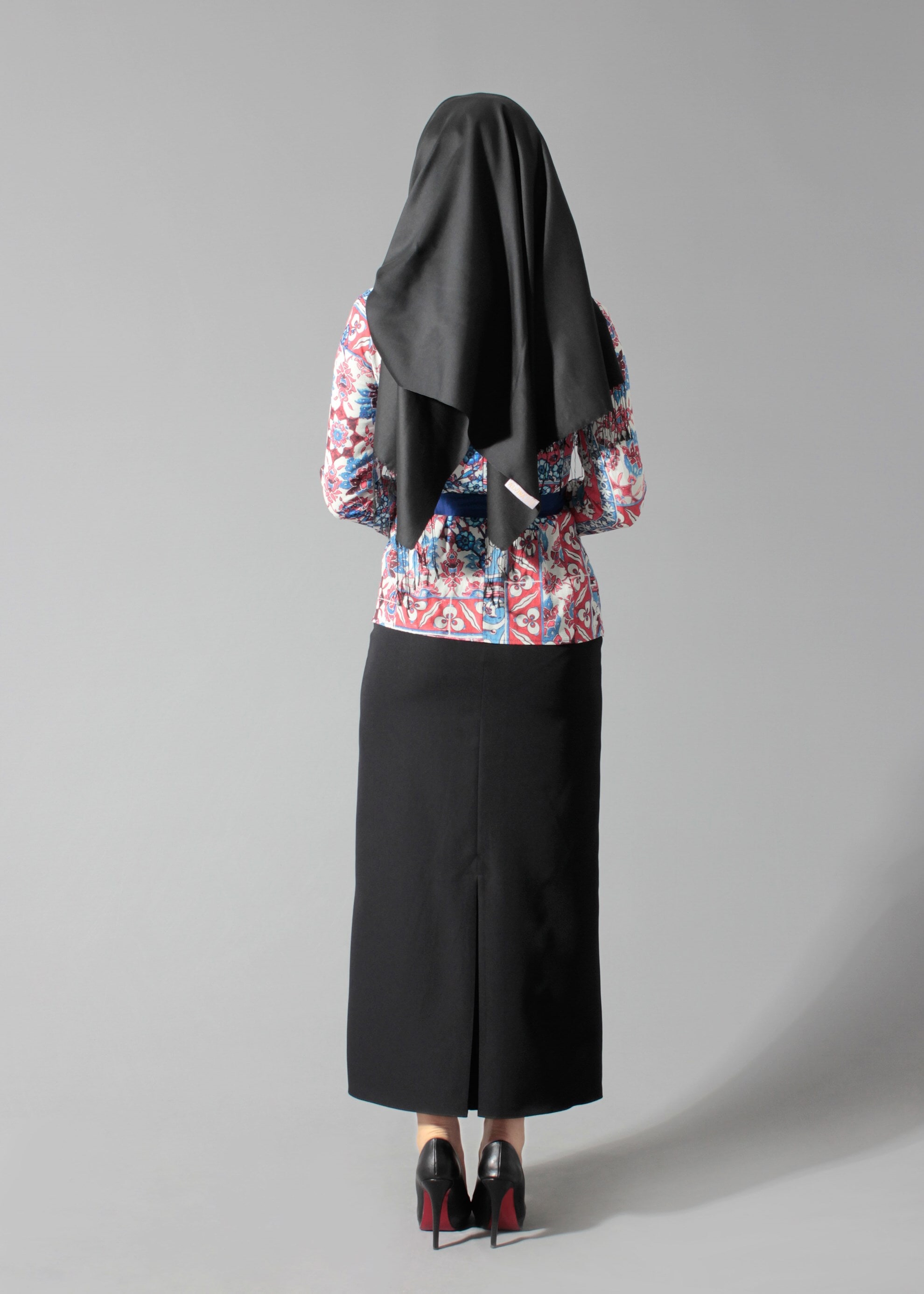 Tesettür giyim MERCAN 4650 Burble Crep 7934 Tesettür Ceket 36/42(38) TEK40