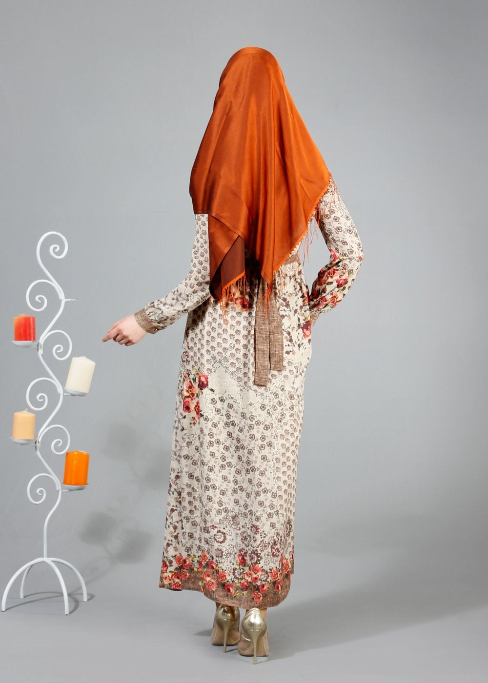 Tesettür giyim BEJ 4251 Maglia Tesettür Elbise 36/44(38/40)