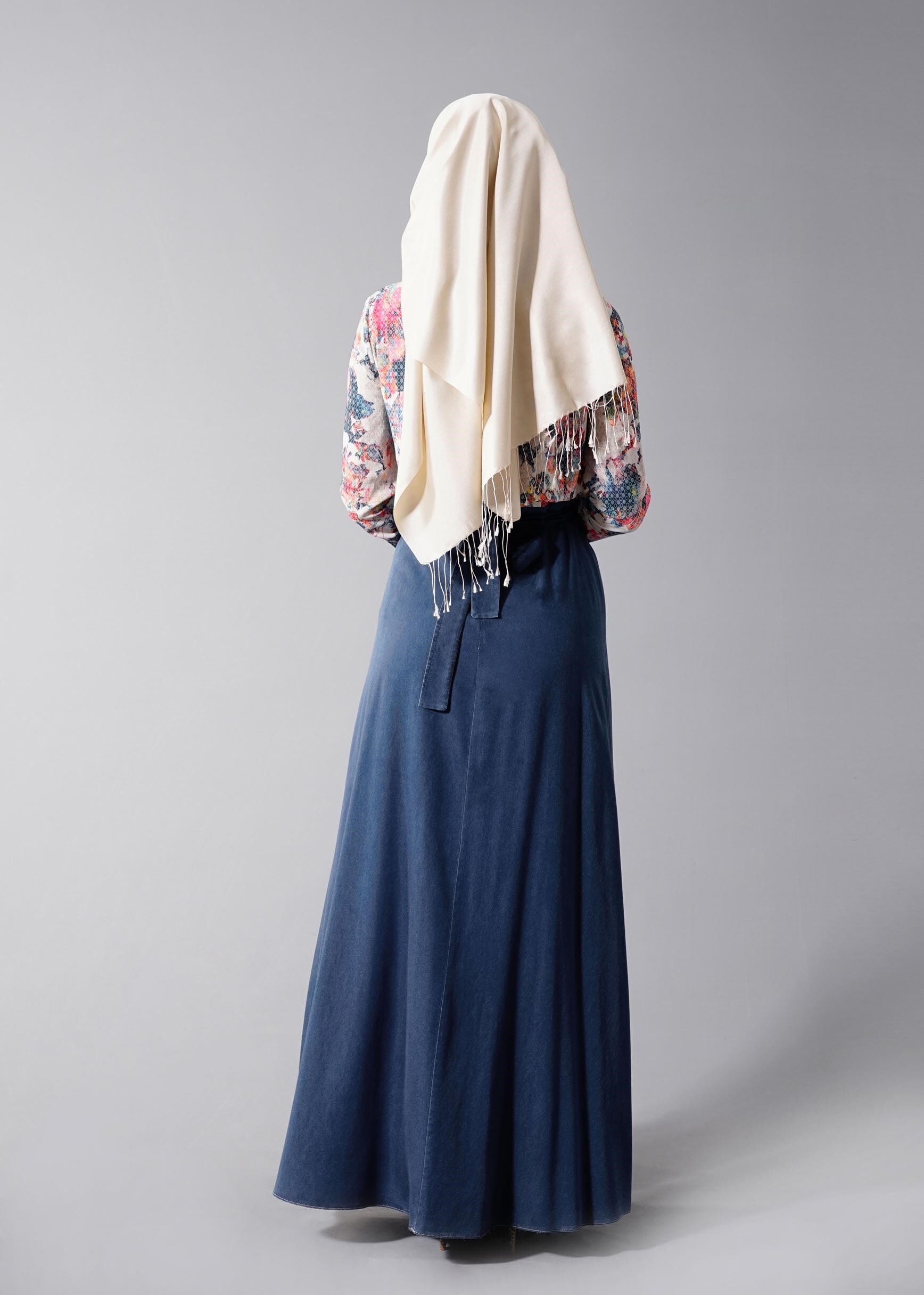 Tesettür giyim BEJ 4290 Capri 9957 Tesettür Elbise 36/44(38/40)