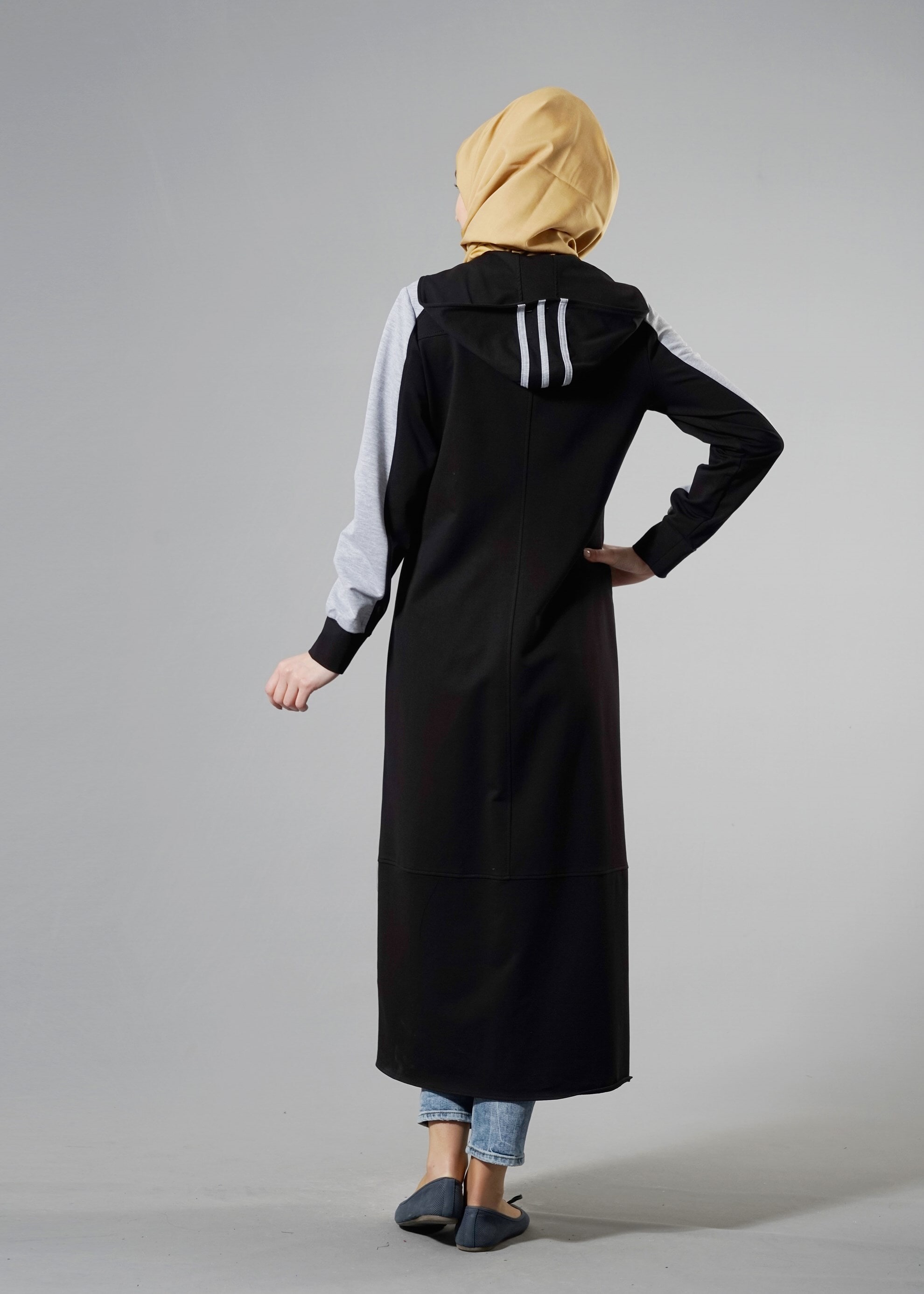 Tesettür giyim SİYAH 4216 HİLDA EŞOFMAN 38/46