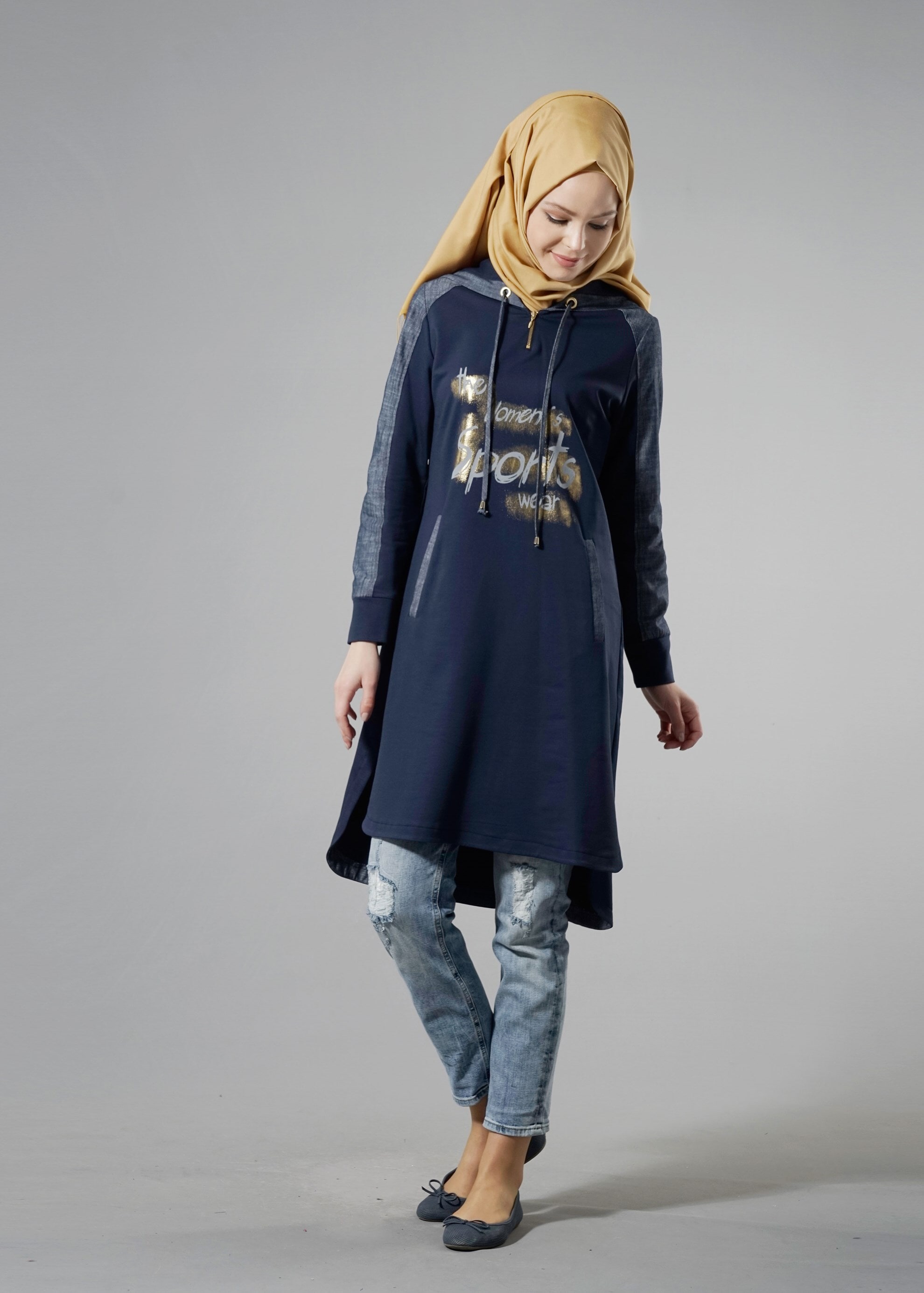 Tesettür giyim LACİVERT 4314 HİLDA EŞOFMAN 36/44(38-40) TEK38