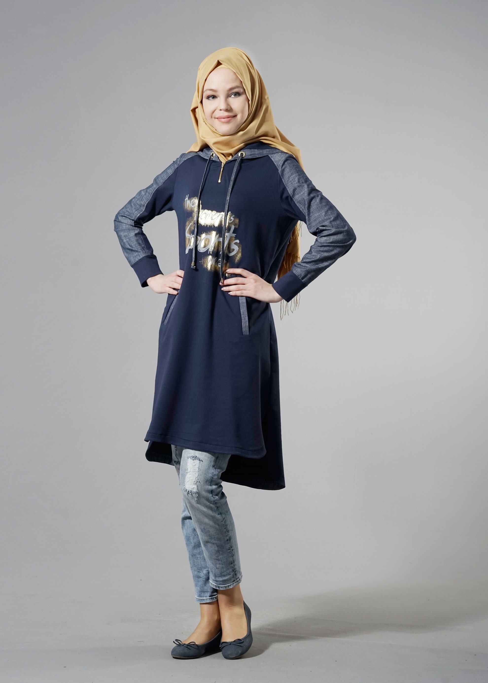 Tesettür giyim LACİVERT 4314 HİLDA EŞOFMAN 36/44(38-40) TEK38