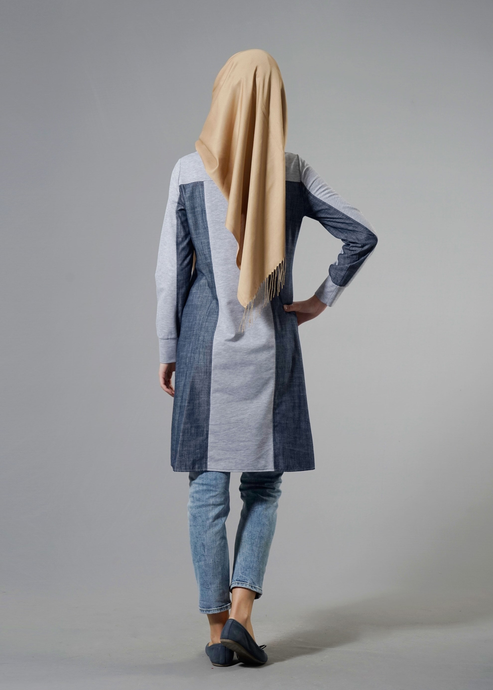 Tesettür giyim GRİ 4315 HİLDA EŞOFMAN 36/44(38-40)