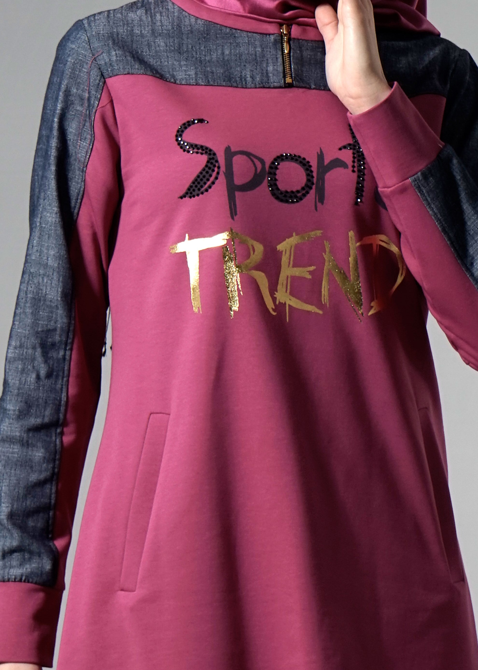 Tesettür giyim FUŞYA 4316 Hilda Tesettür Eşofman 36/44(38-40)